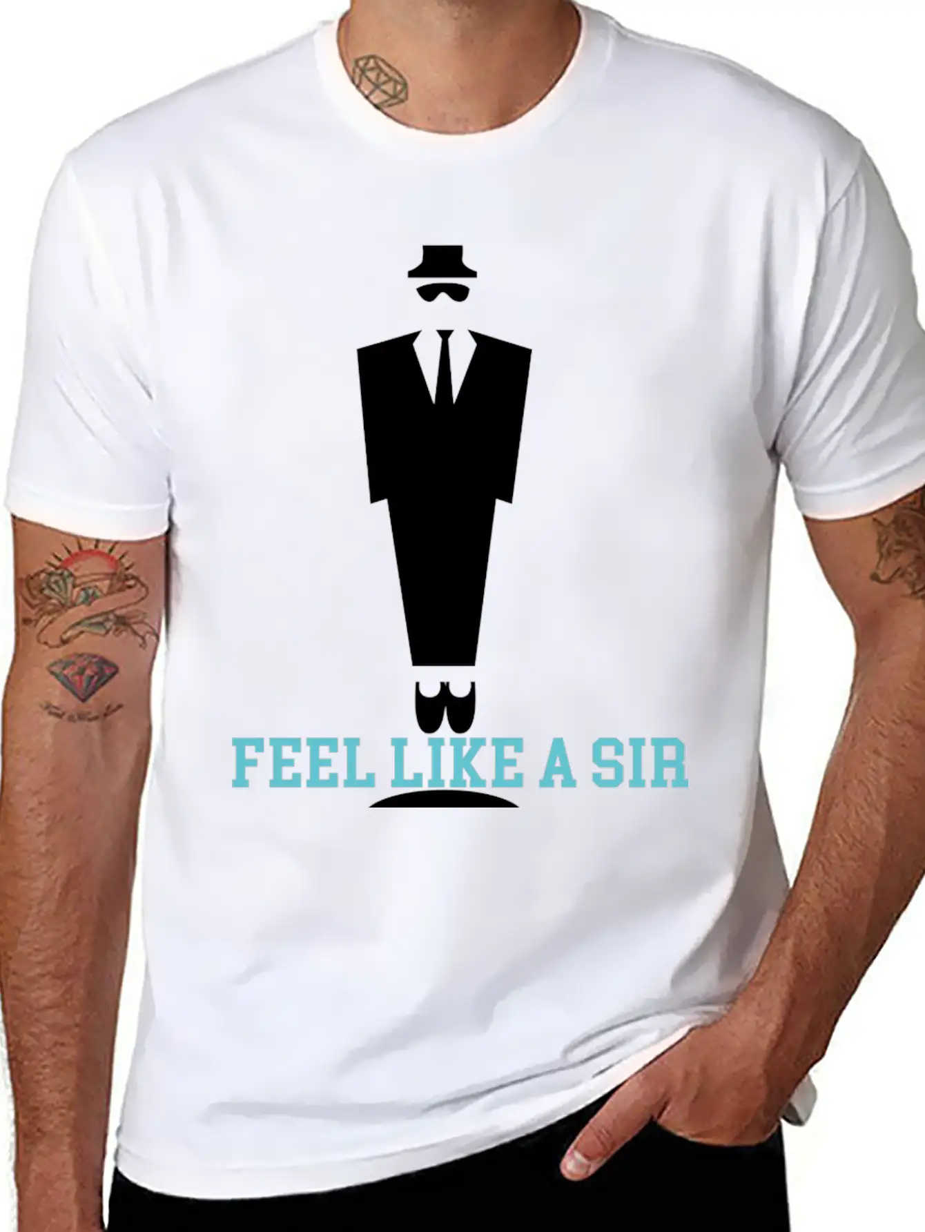 Feel Like A Sir Breathable Soft Cotton T-Shirt – Timeless Casual Look