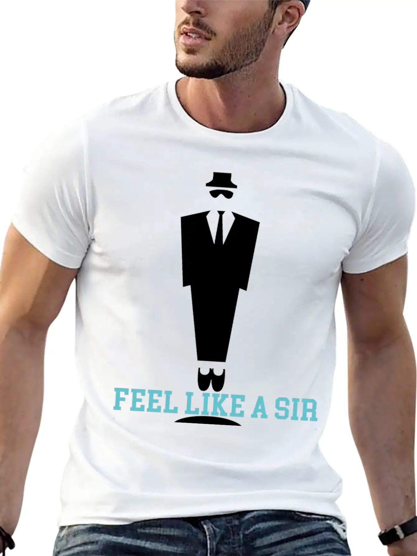Feel Like A Sir Breathable Soft Cotton T-Shirt – Timeless Casual Look
