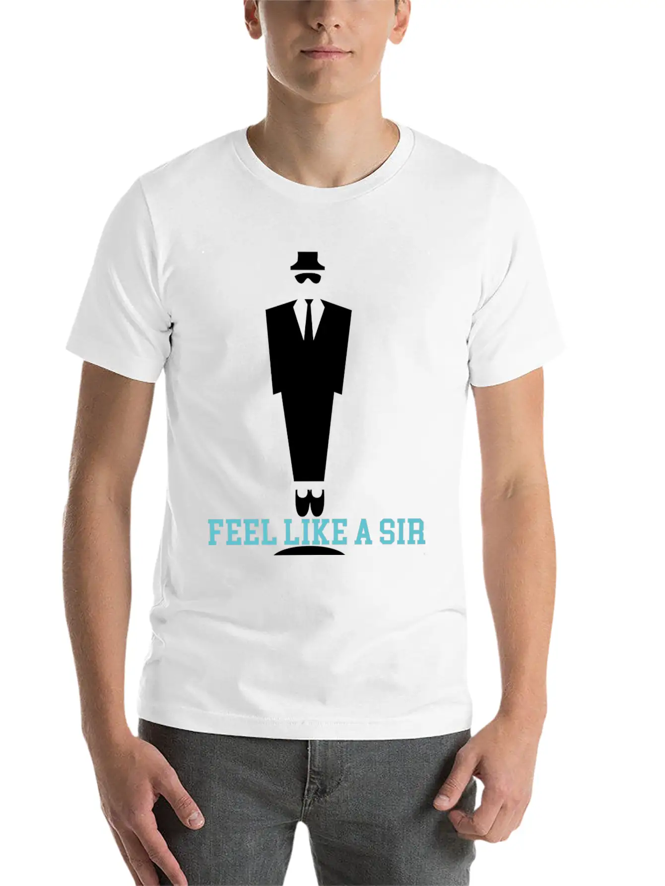 Feel Like A Sir Breathable Soft Cotton T-Shirt – Timeless Casual Look