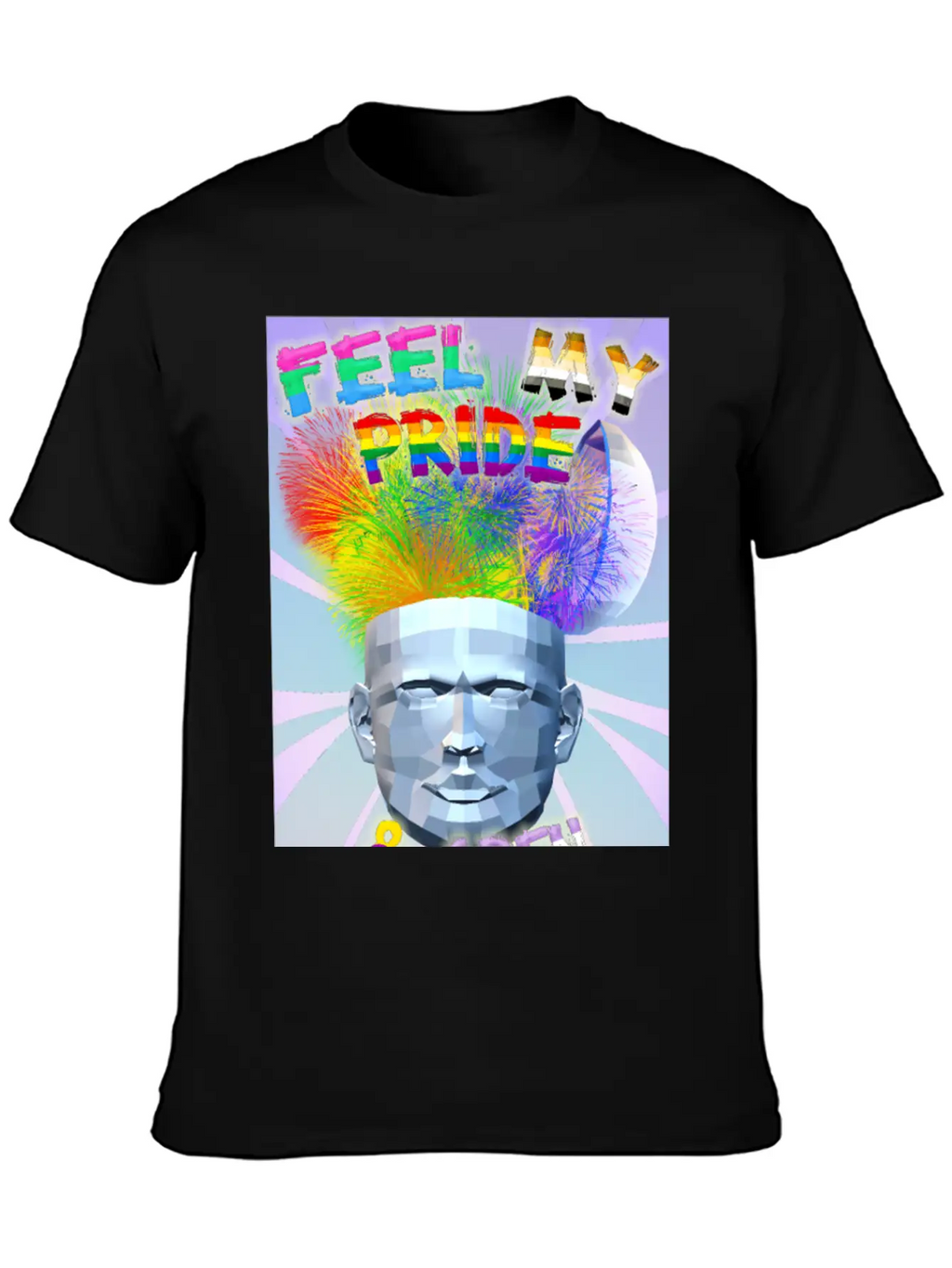 Feel My Pride & Open Your Mind Stylish Everyday T-Shirt – Unisex Basic Cotton Tee