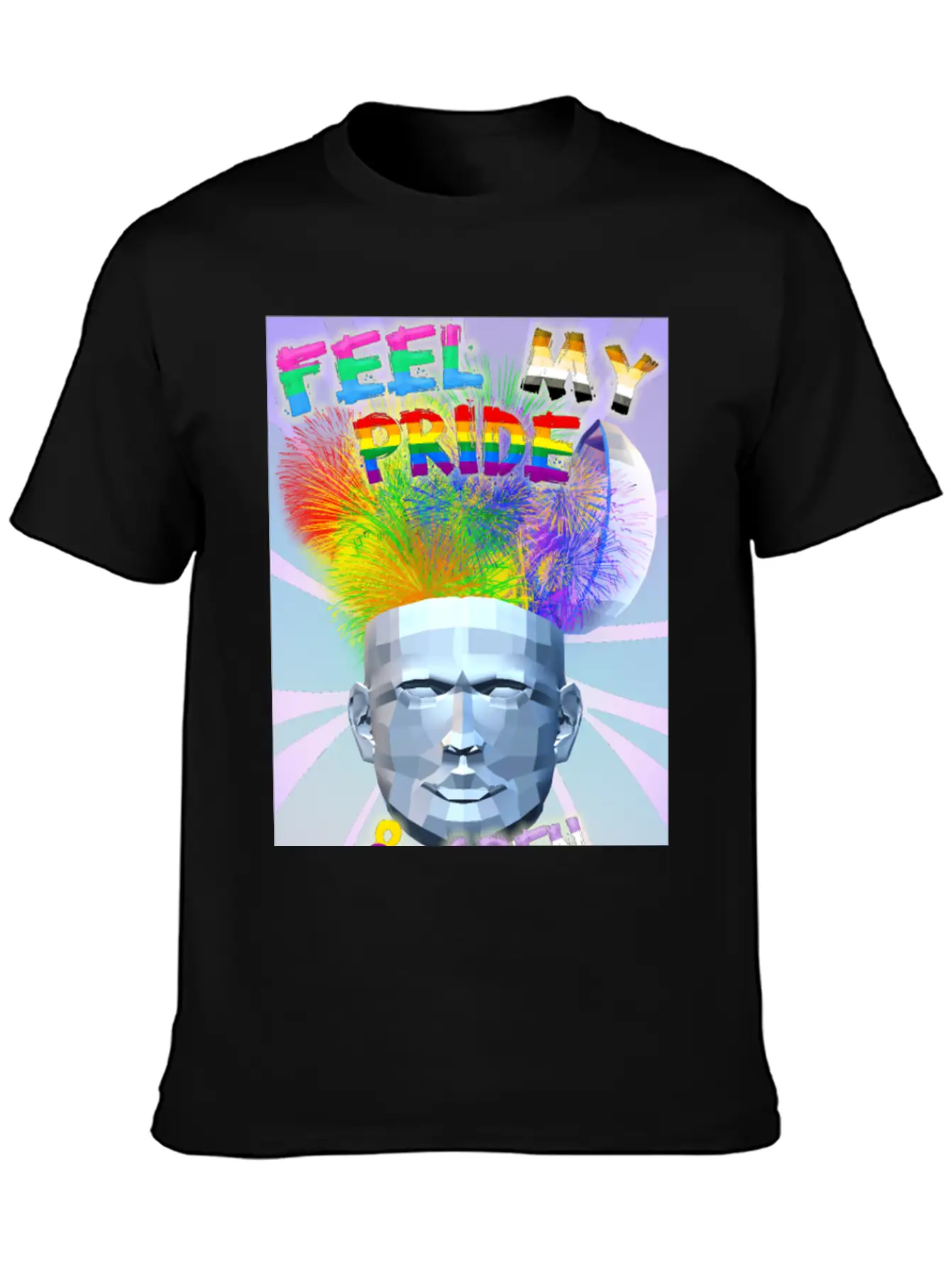 Feel My Pride & Open Your Mind Stylish Everyday T-Shirt – Unisex Basic Cotton Tee
