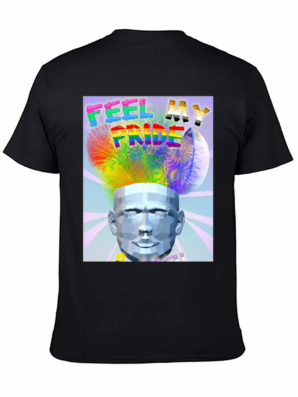 Feel My Pride & Open Your Mind Stylish Everyday T-Shirt – Unisex Basic Cotton Tee