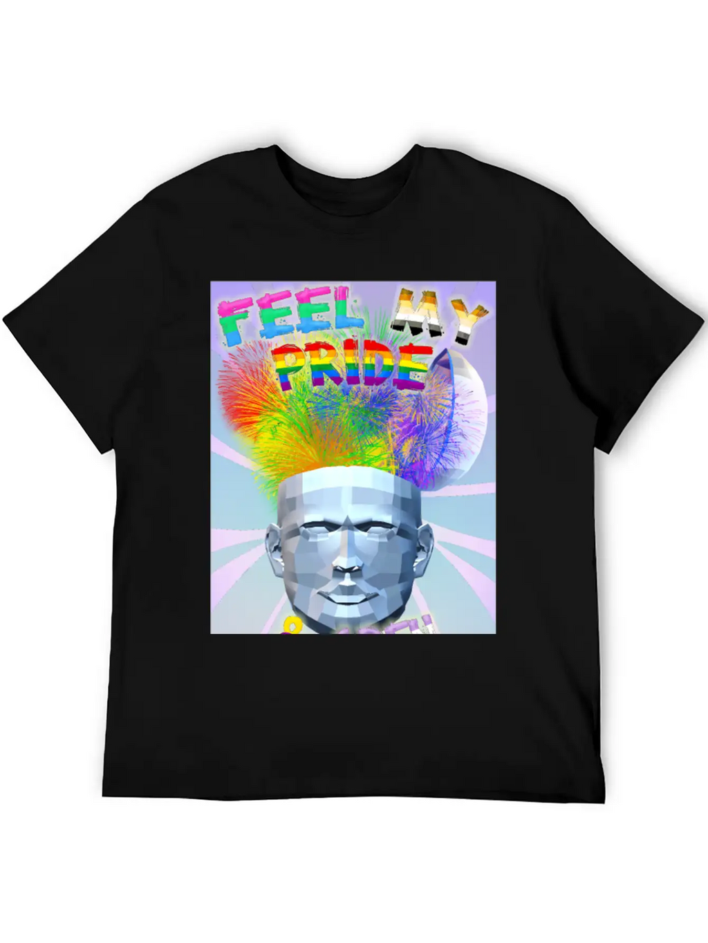 Feel My Pride & Open Your Mind Stylish Everyday T-Shirt – Unisex Basic Cotton Tee