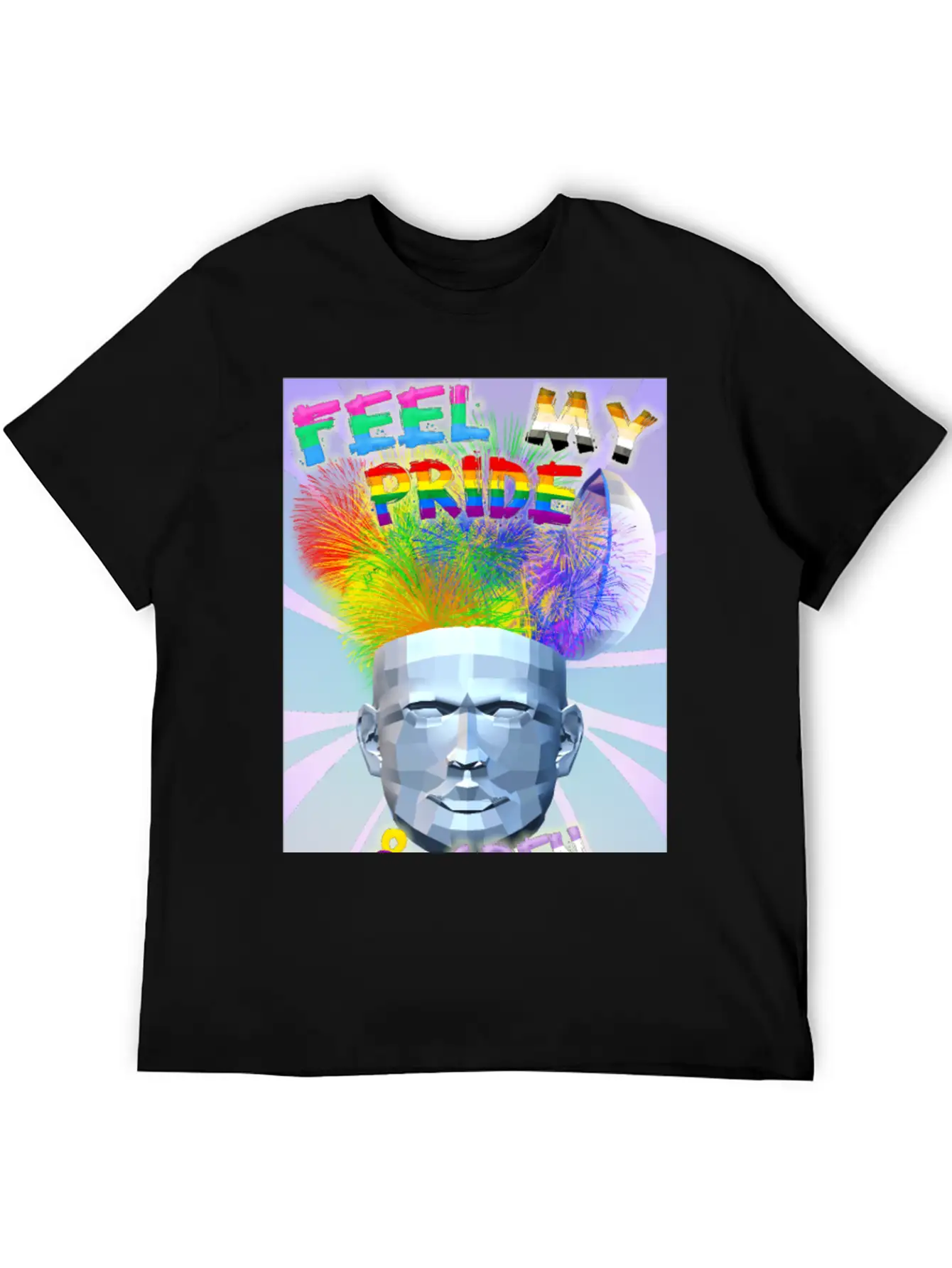 Feel My Pride & Open Your Mind Stylish Everyday T-Shirt – Unisex Basic Cotton Tee