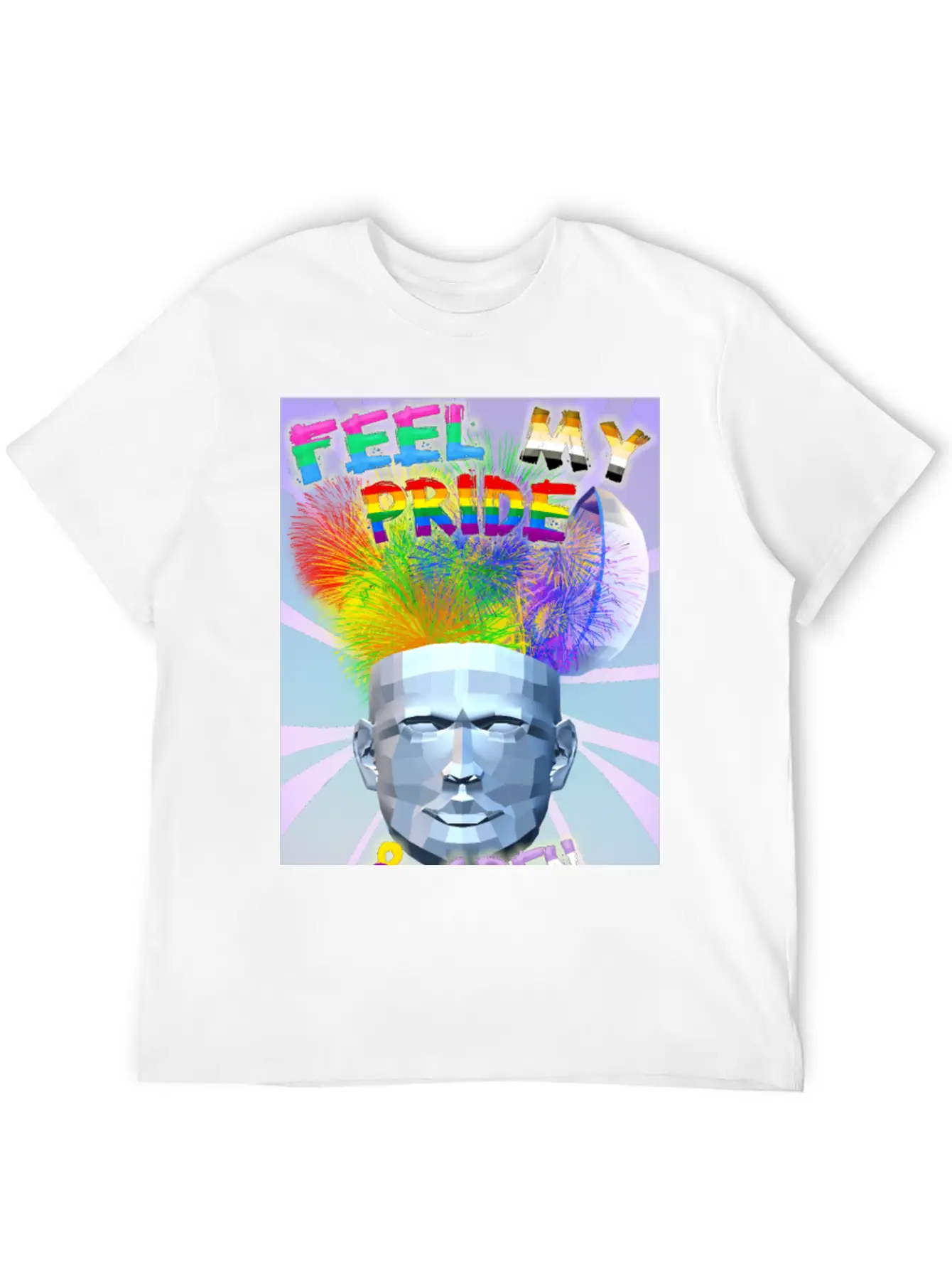 Feel My Pride & Open Your Mind Stylish Everyday T-Shirt – Unisex Basic Cotton Tee