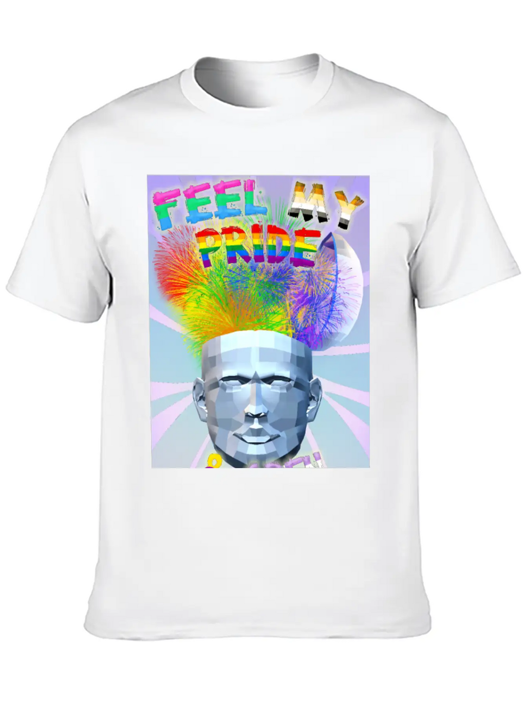 Feel My Pride & Open Your Mind Stylish Everyday T-Shirt – Unisex Basic Cotton Tee