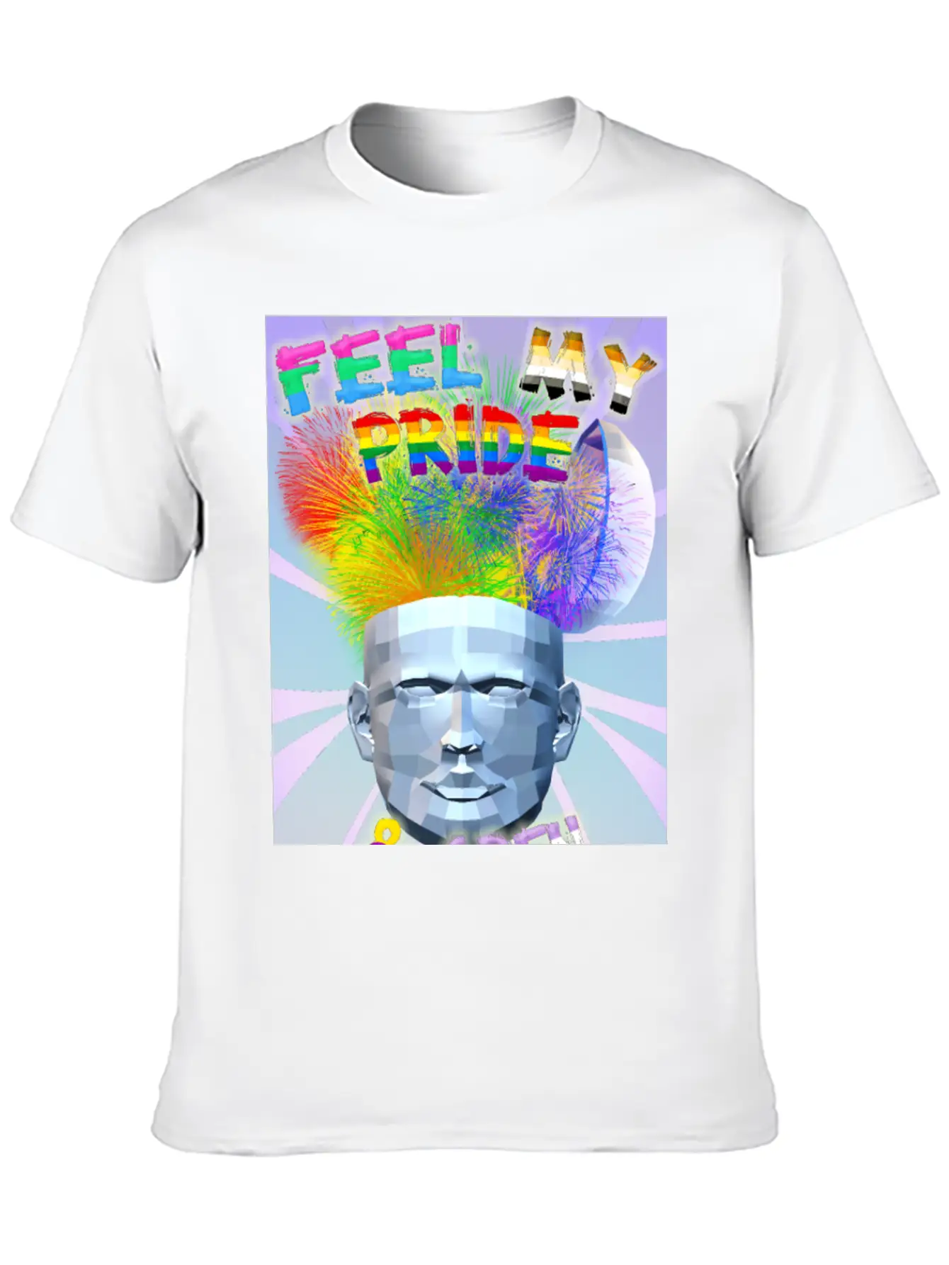 Feel My Pride & Open Your Mind Stylish Everyday T-Shirt – Unisex Basic Cotton Tee