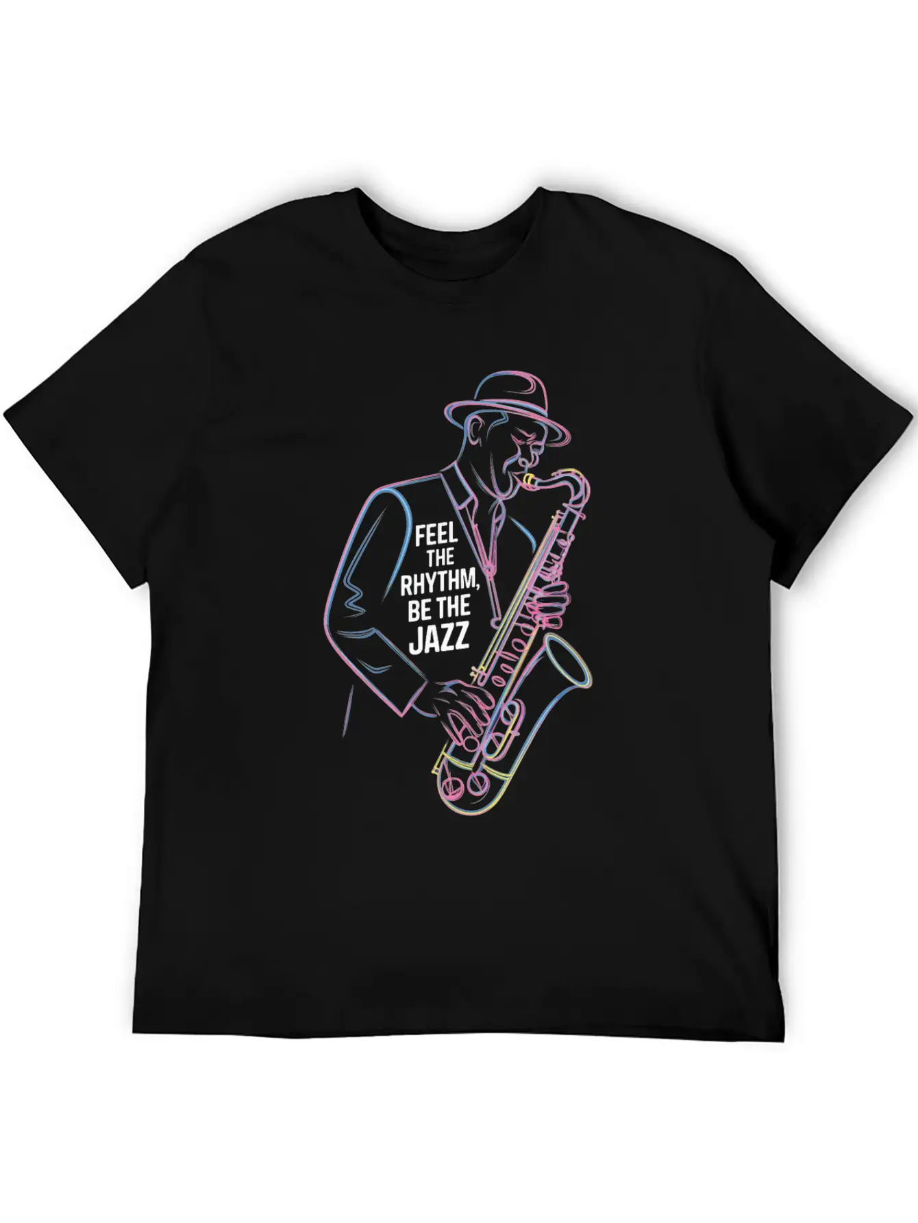 Feel The Rhythm, Be The Jazz Vibe Essential Cotton Tee For Daily Outfits – Unisex Style