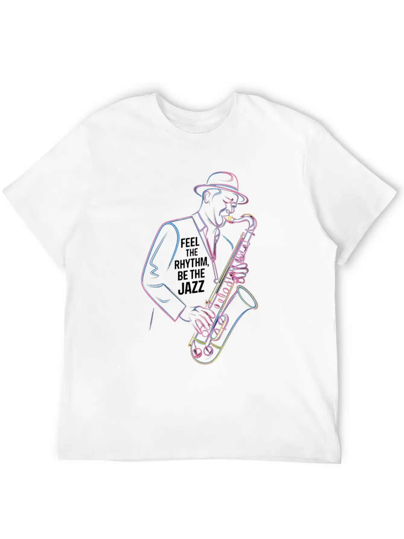 Feel The Rhythm, Be The Jazz Vibe Essential Cotton Tee For Daily Outfits – Unisex Style