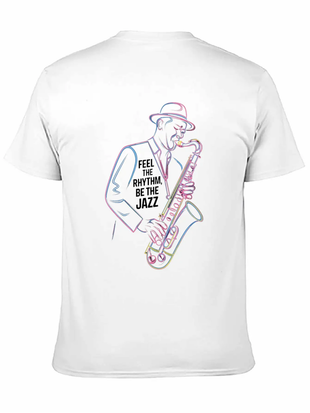 Feel The Rhythm, Be The Jazz Vibe Essential Cotton Tee For Daily Outfits – Unisex Style