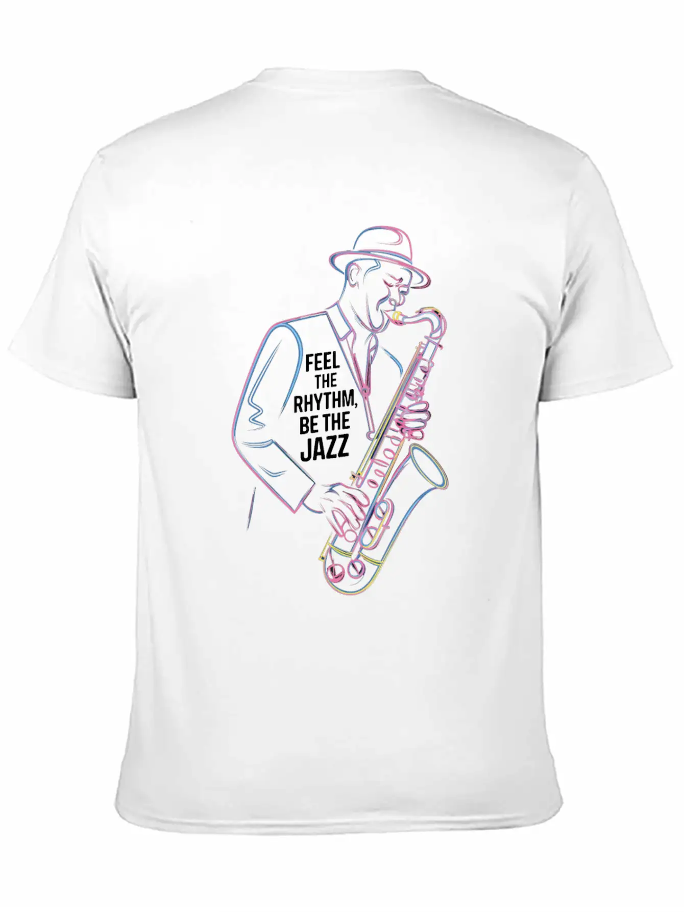 Feel The Rhythm, Be The Jazz Vibe Essential Cotton Tee For Daily Outfits – Unisex Style