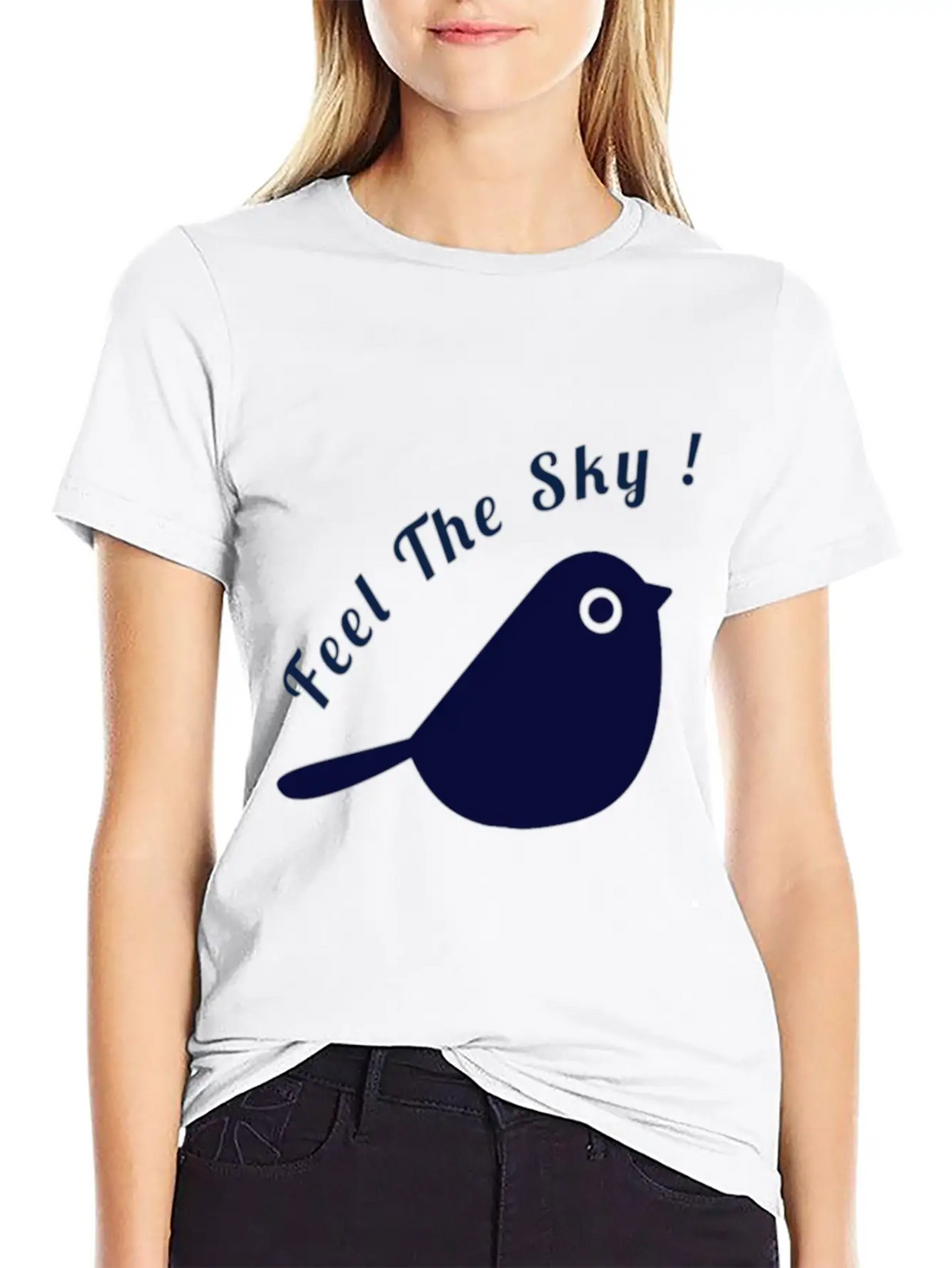 Feel The Sky Breathable Graphic T-Shirt – Perfect For Casual Days