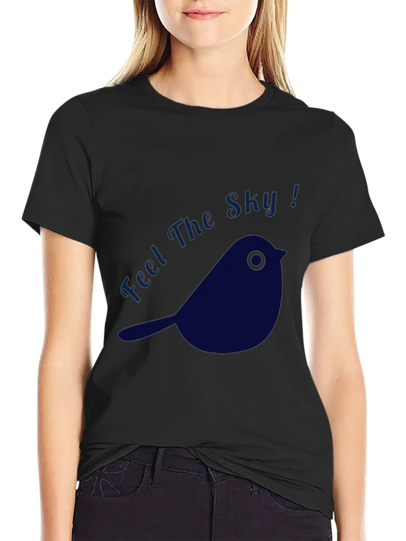 Feel The Sky Breathable Graphic T-Shirt – Perfect For Casual Days