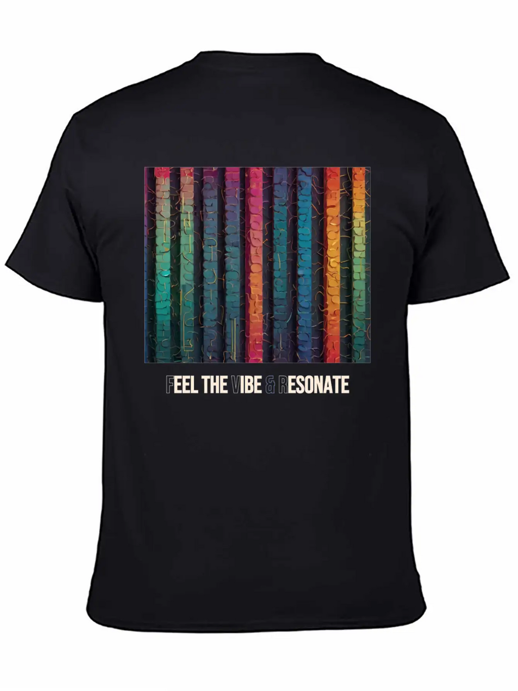 Feel The Vibe And Resonate Classic Cotton Tee – Unisex Comfort For Any Season