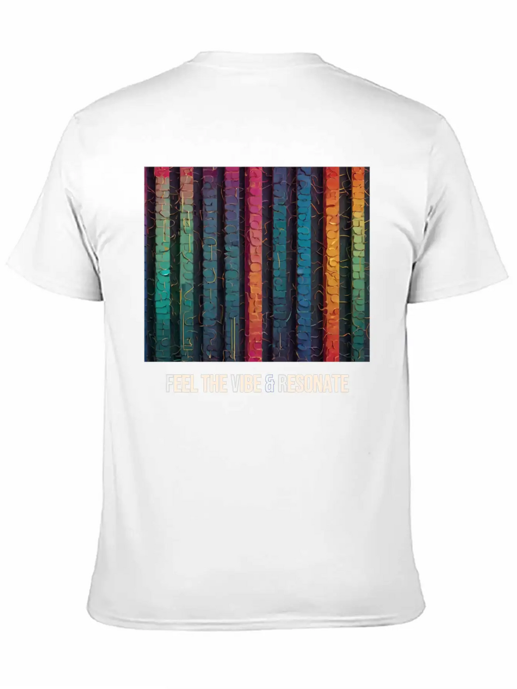 Feel The Vibe And Resonate Classic Cotton Tee – Unisex Comfort For Any Season