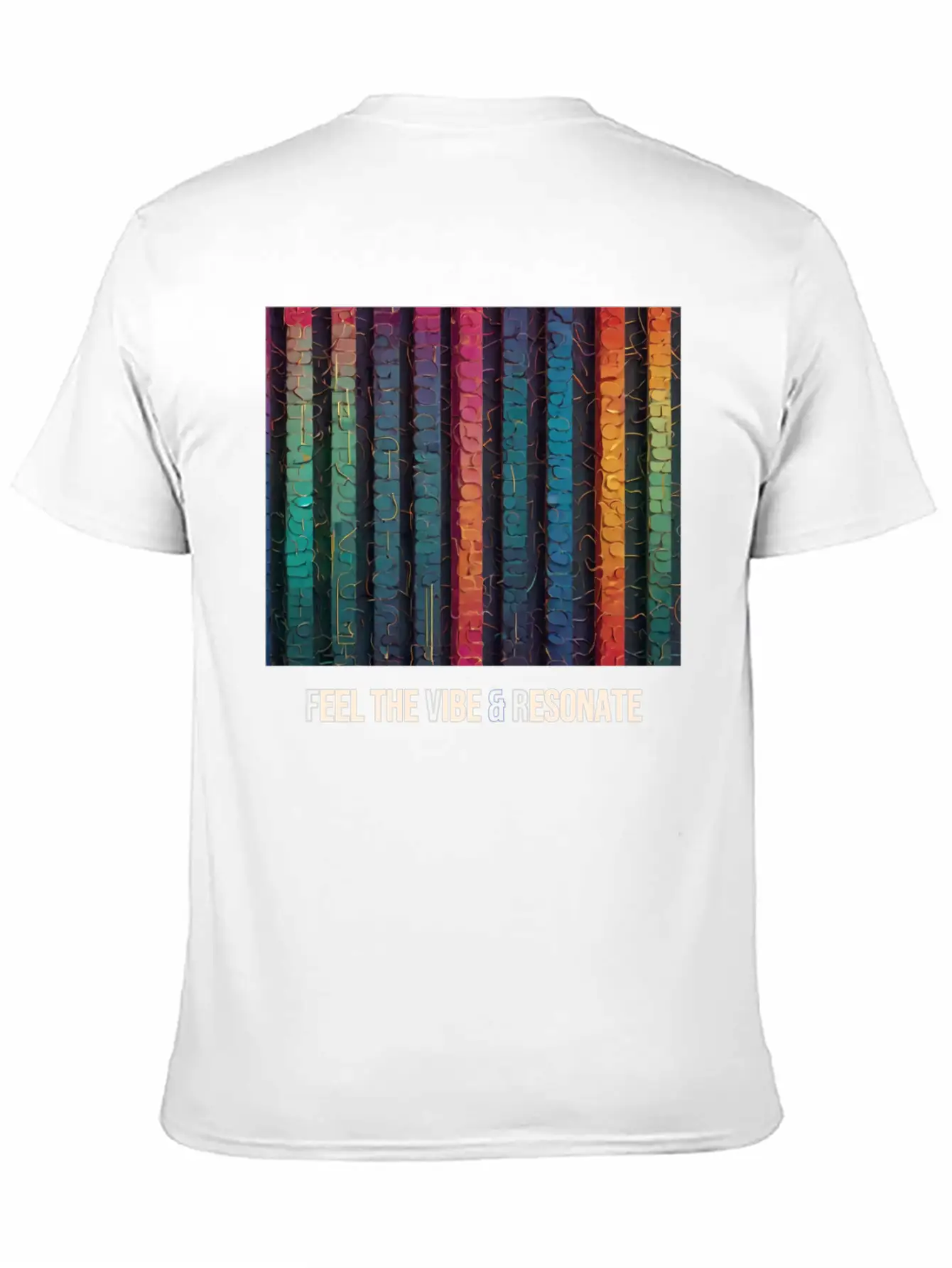 Feel The Vibe And Resonate Classic Cotton Tee – Unisex Comfort For Any Season