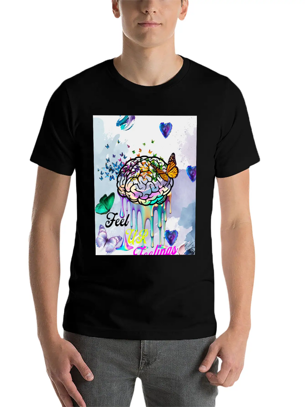 Feel Your Feelings T-Shirt Timeless Short Sleeve Tee – Comfy And Minimalist Design