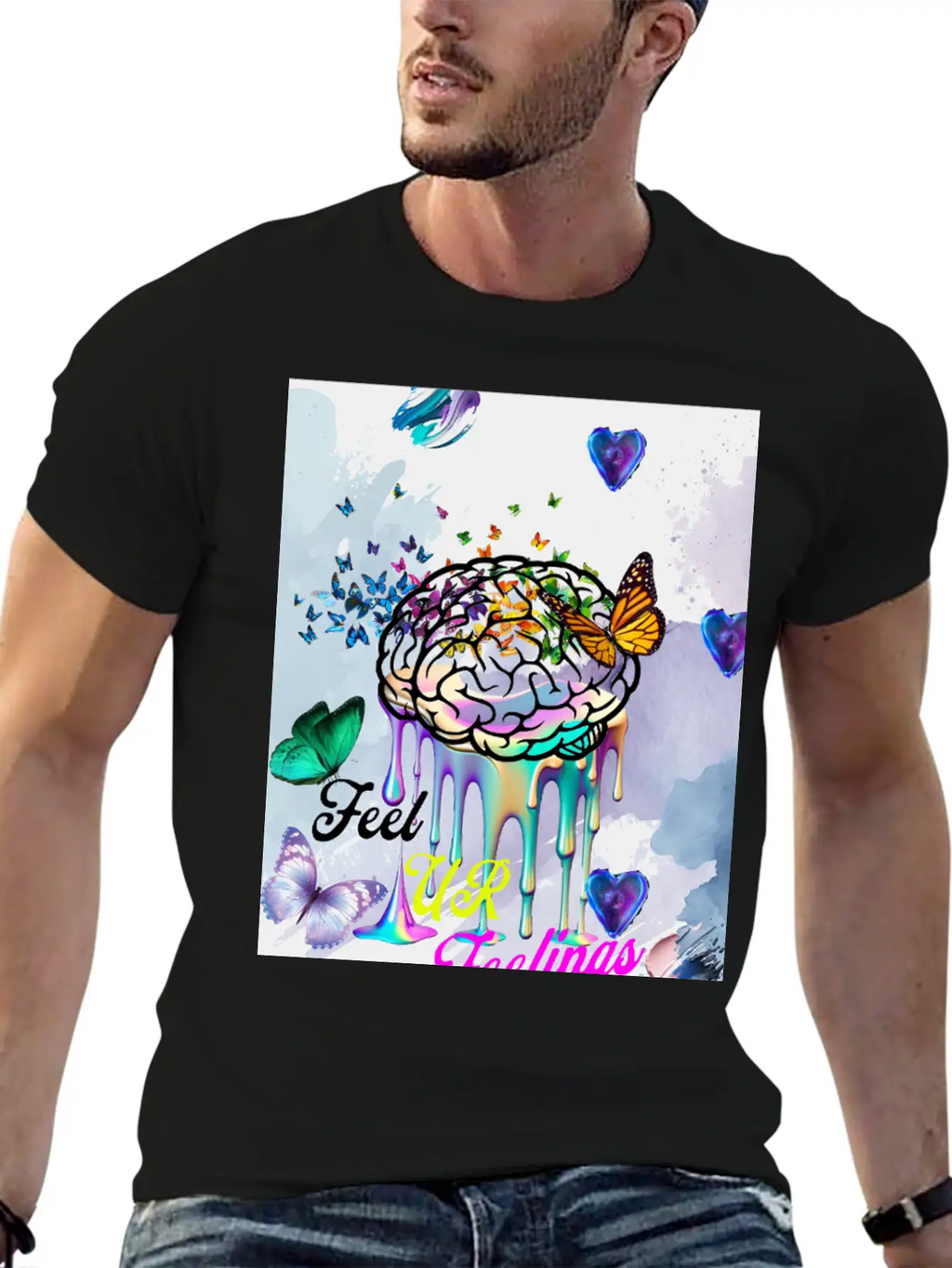 Feel Your Feelings T-Shirt Timeless Short Sleeve Tee – Comfy And Minimalist Design