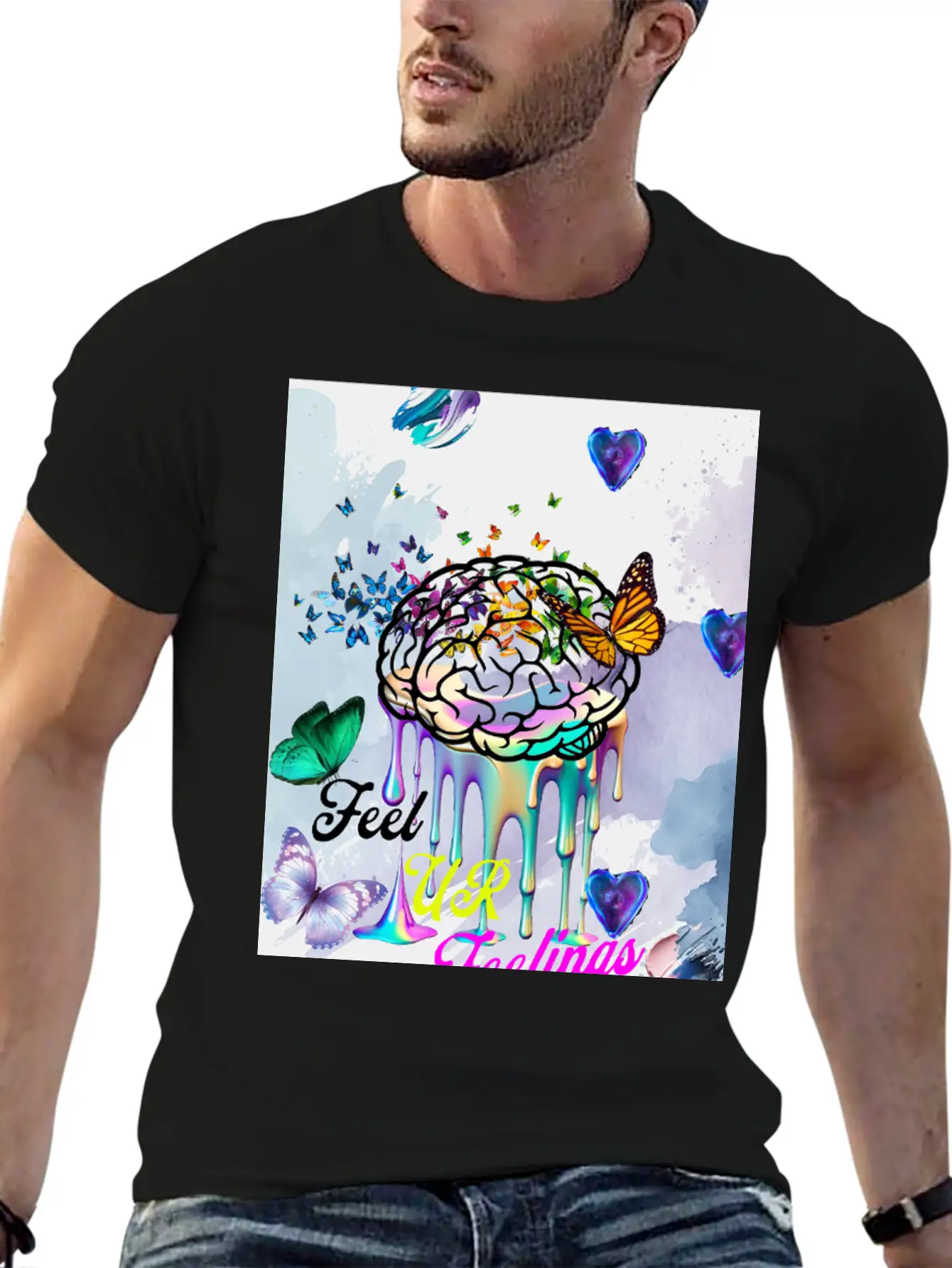 Feel Your Feelings T-Shirt Timeless Short Sleeve Tee – Comfy And Minimalist Design