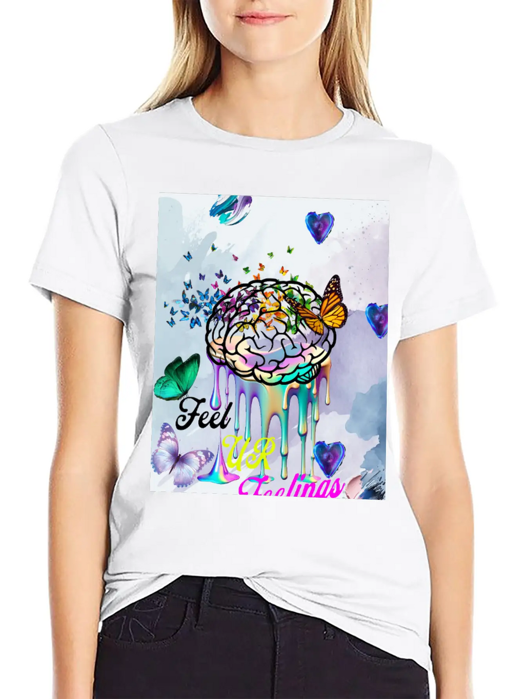 Feel Your Feelings T-Shirt Timeless Short Sleeve Tee – Comfy And Minimalist Design