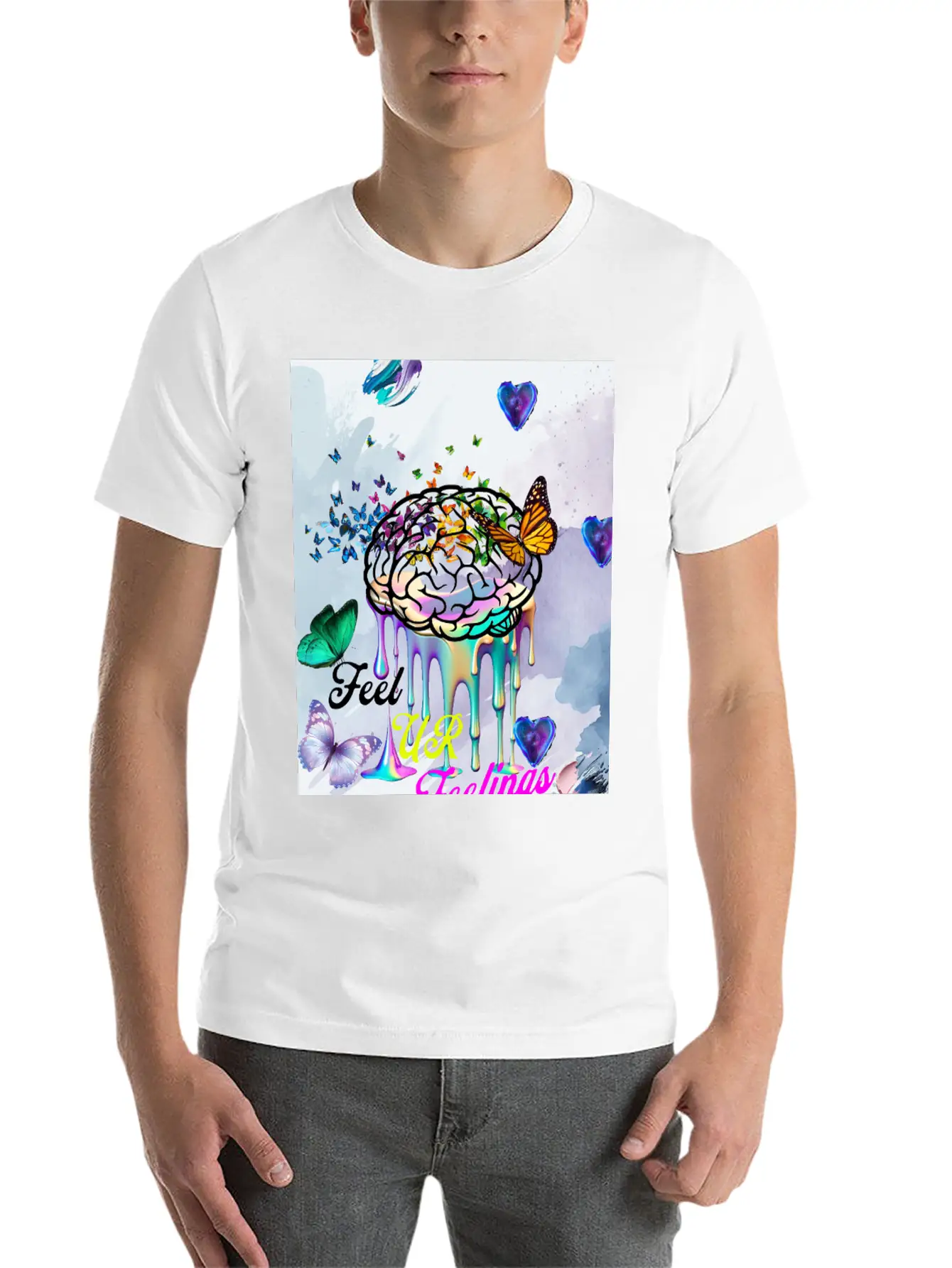 Feel Your Feelings T-Shirt Timeless Short Sleeve Tee – Comfy And Minimalist Design