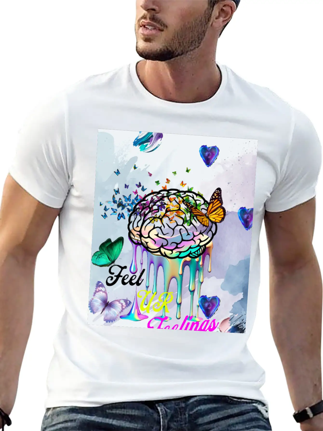 Feel Your Feelings T-Shirt Timeless Short Sleeve Tee – Comfy And Minimalist Design