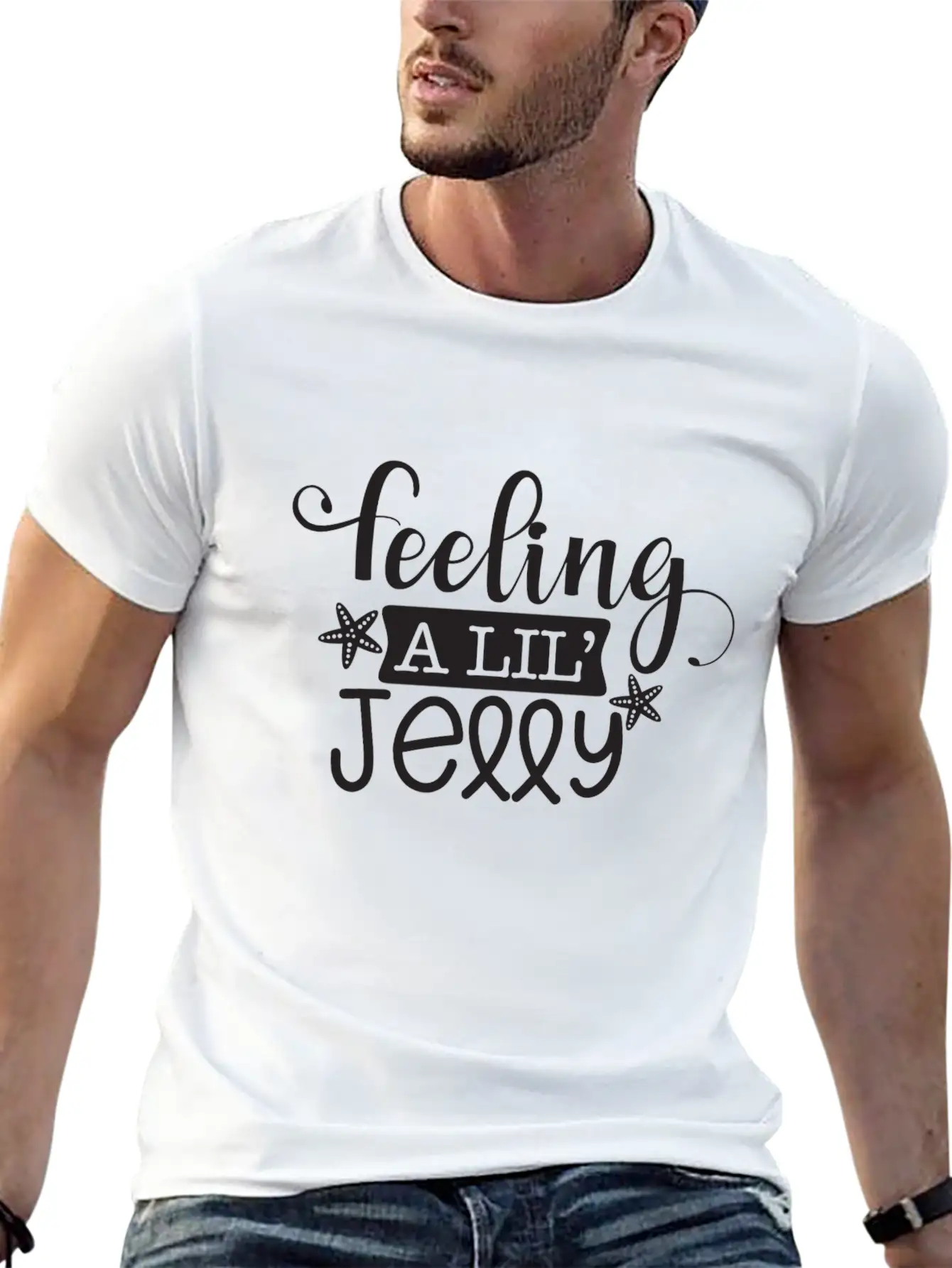 Feeling A Lil Jelly Classic Cotton Tee – Unisex Comfort For Any Season