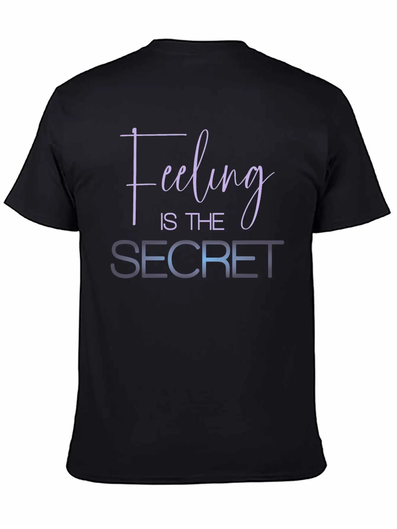 Feeling Is The Secret Purple Essential Unisex Summer Tee – Soft Cotton Casual Fit