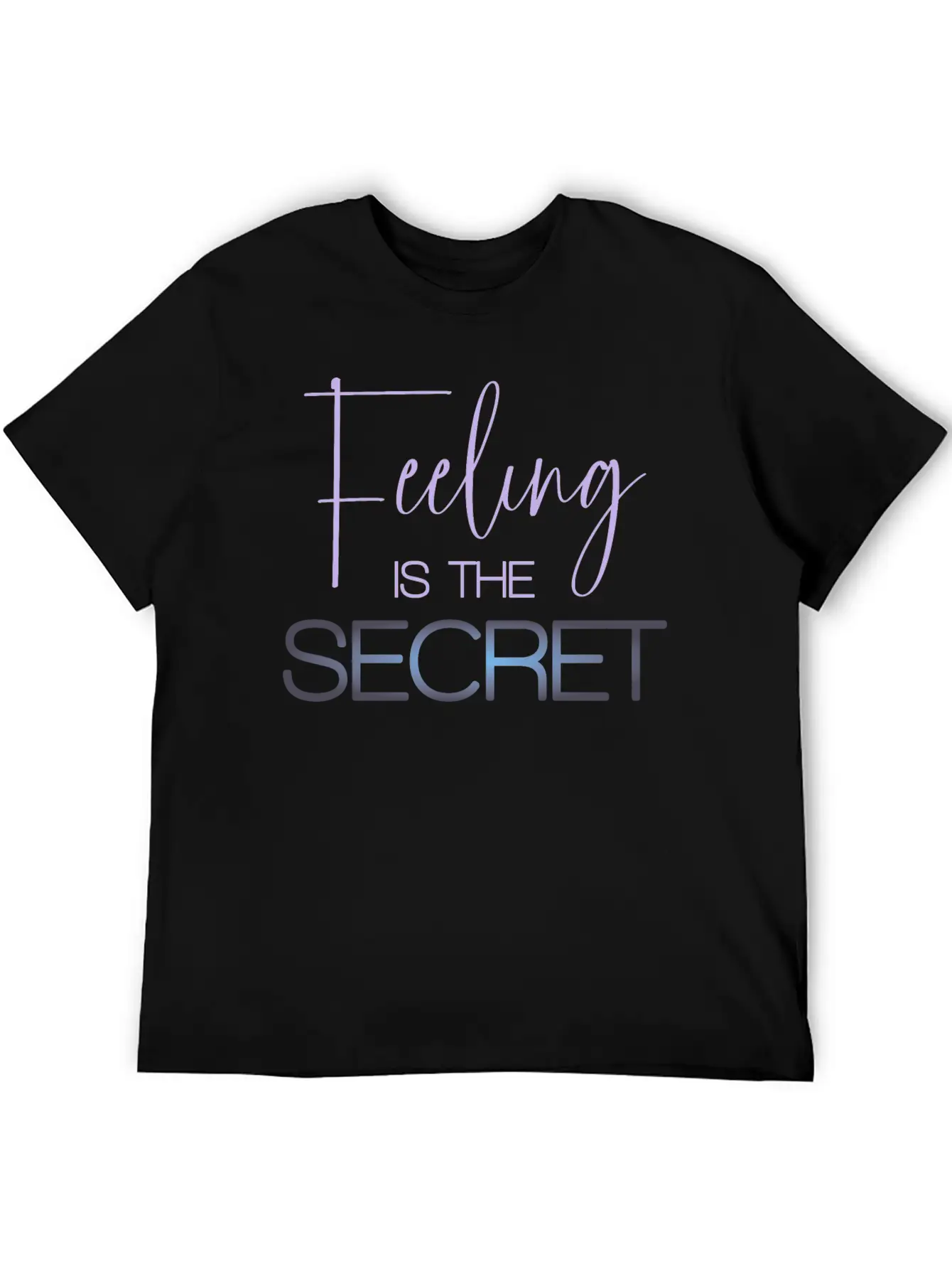 Feeling Is The Secret Purple Essential Unisex Summer Tee – Soft Cotton Casual Fit