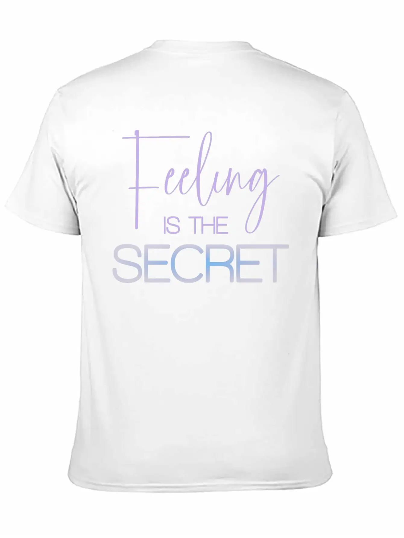 Feeling Is The Secret Purple Essential Unisex Summer Tee – Soft Cotton Casual Fit