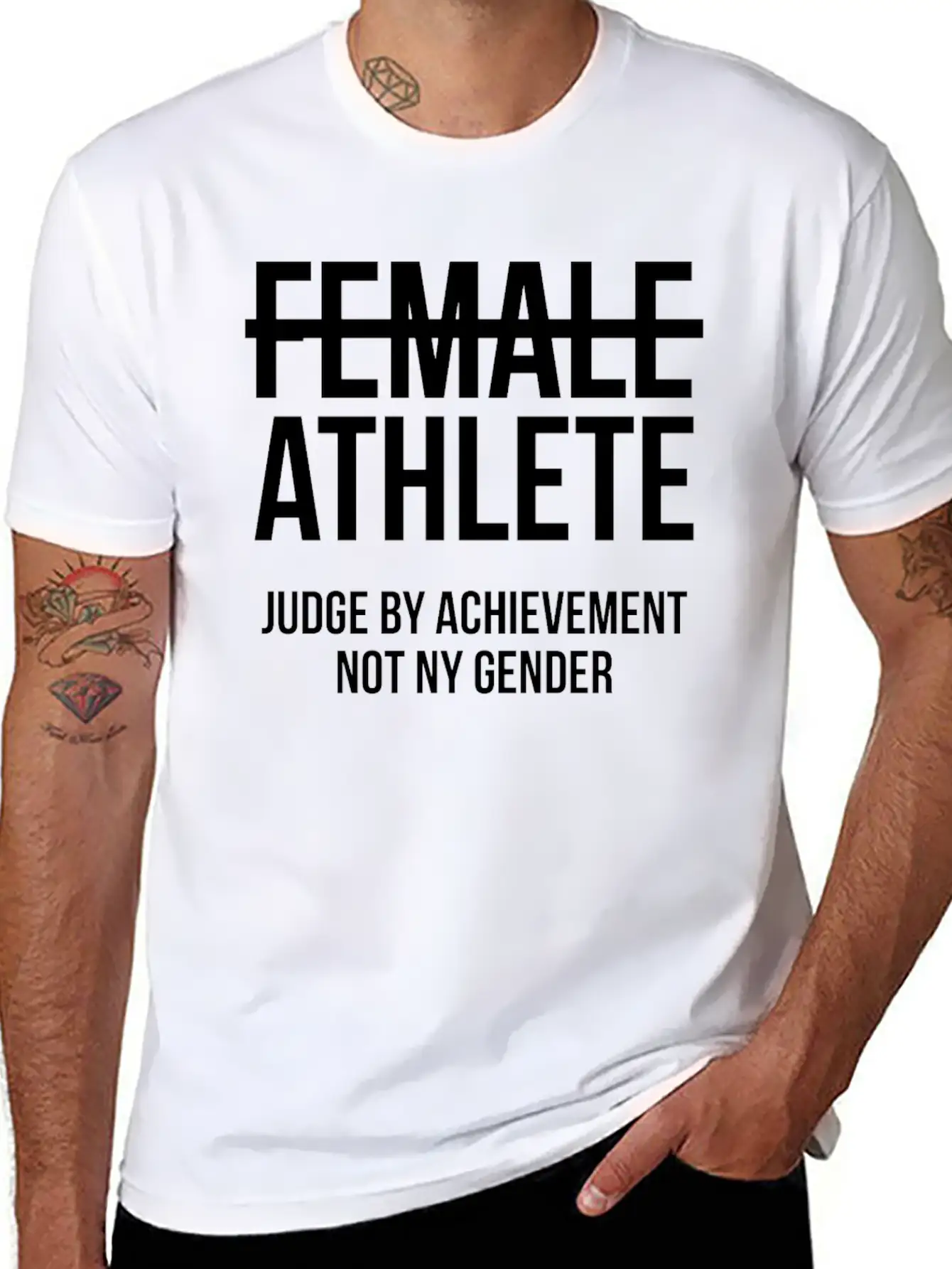 Female Athlete Gender Equality Judge By Achievemen Classic Cotton Tee – Unisex Comfort For Any Season