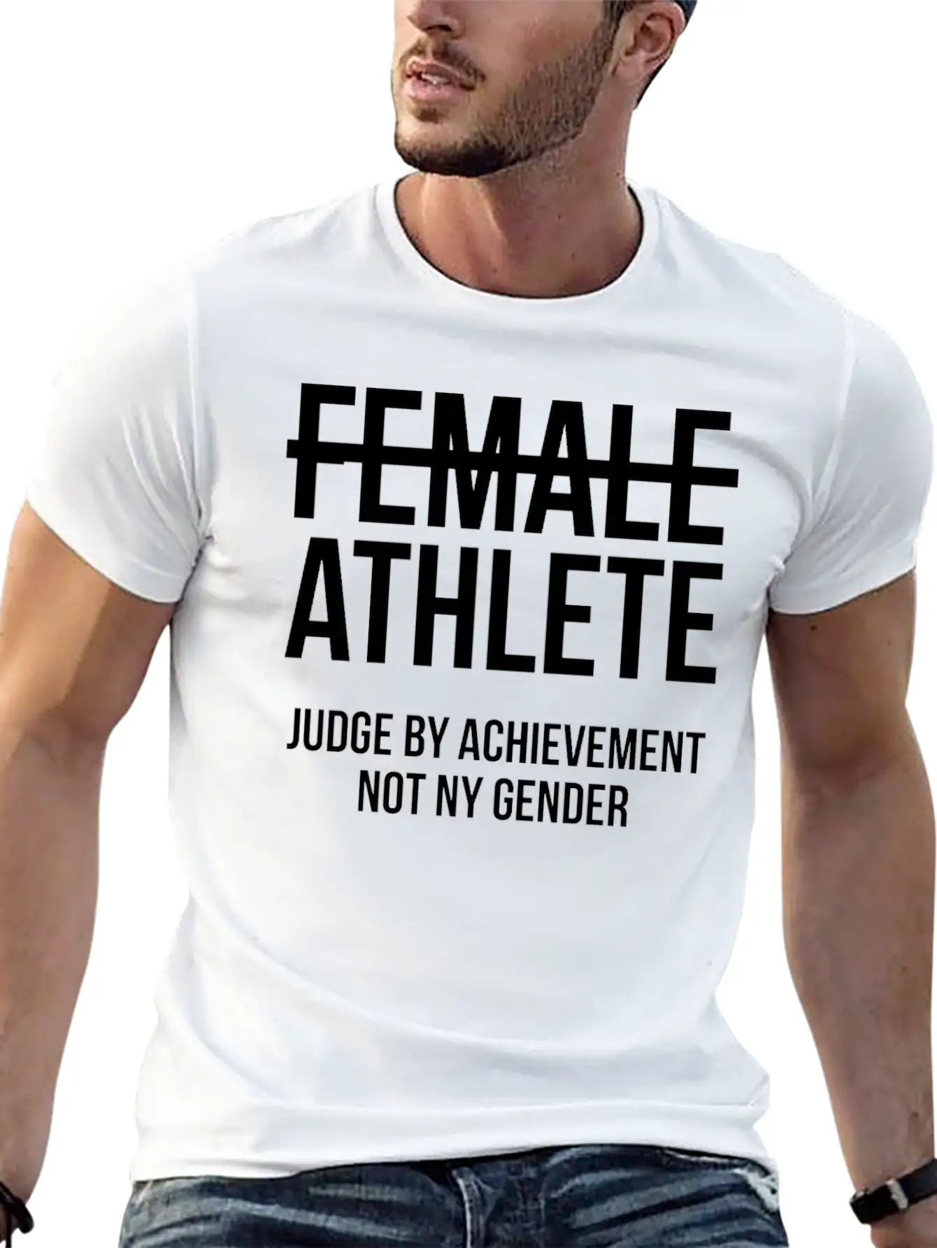 Female Athlete Gender Equality Judge By Achievemen Classic Cotton Tee – Unisex Comfort For Any Season