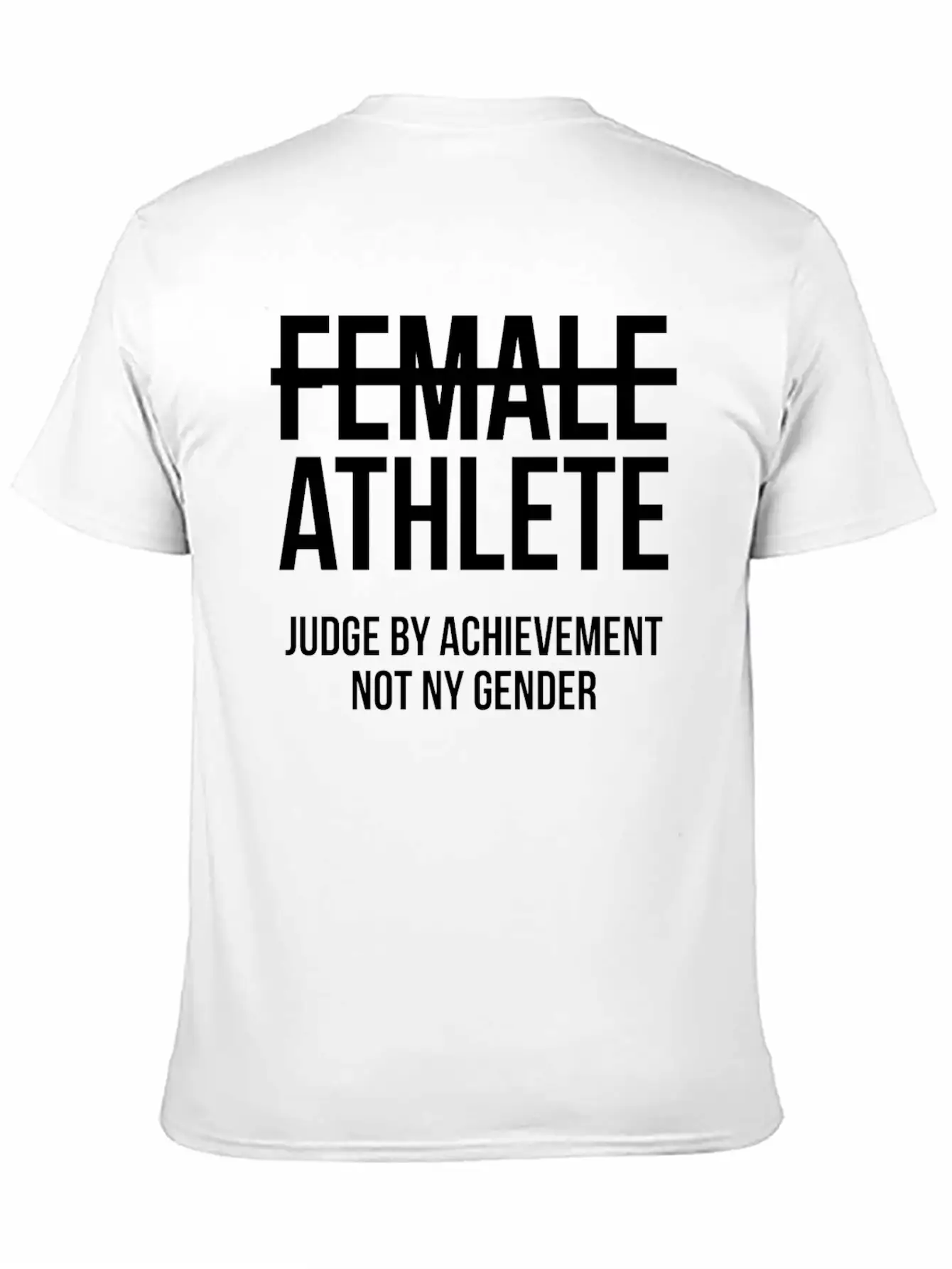 Female Athlete Gender Equality Judge By Achievemen Classic Cotton Tee – Unisex Comfort For Any Season