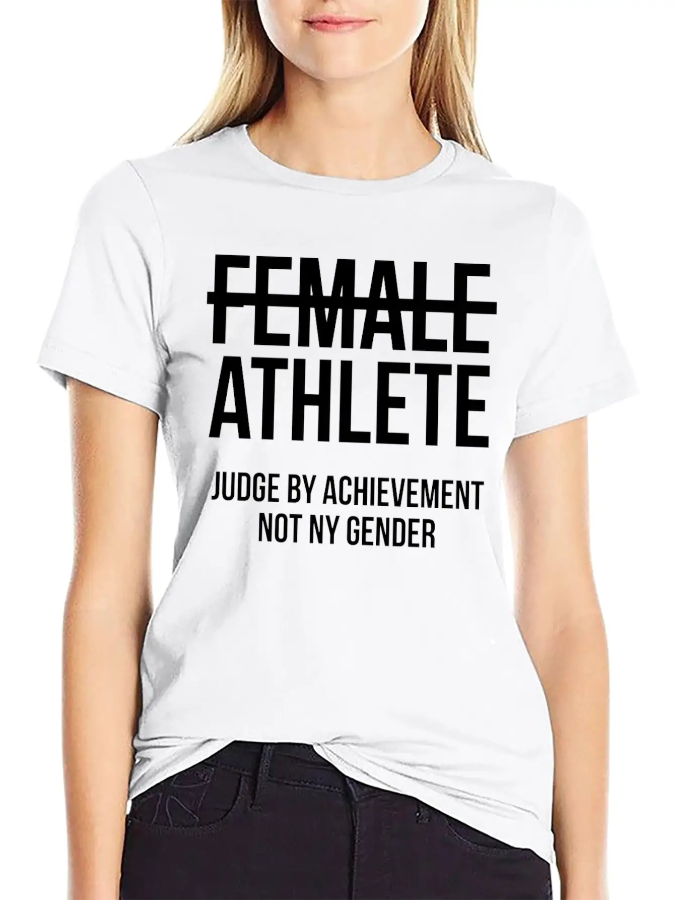 Female Athlete Gender Equality Judge By Achievemen Classic Cotton Tee – Unisex Comfort For Any Season