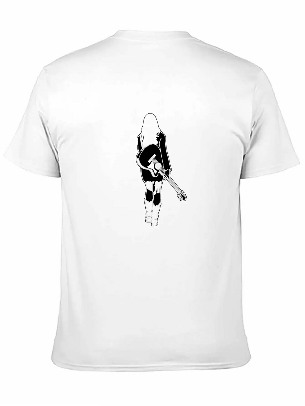 Female Musician Essential Cotton Tee For Daily Outfits – Unisex Style