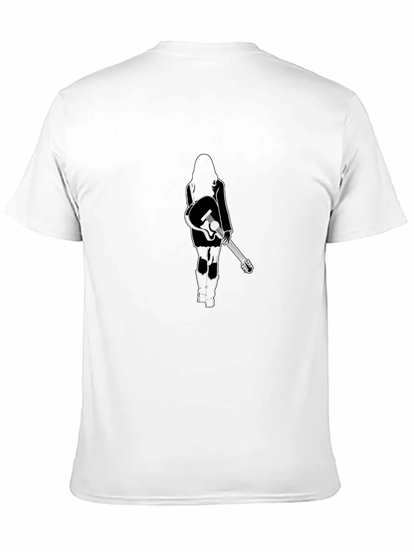 Female Musician Essential Cotton Tee For Daily Outfits – Unisex Style