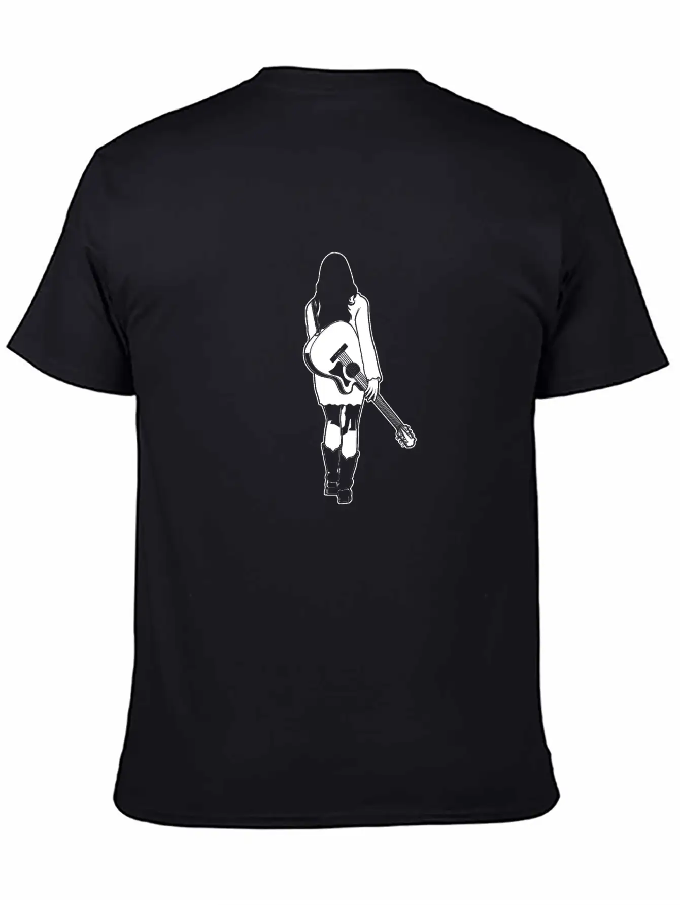Female Musician Essential Cotton Tee For Daily Outfits – Unisex Style