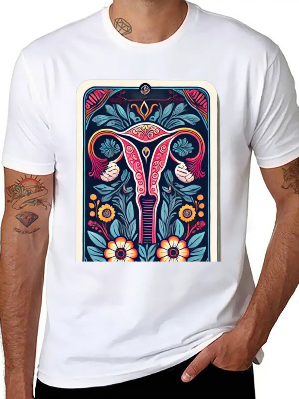 Feminism Tarot Card Feminist Symbols Classic Cotton Tee – Unisex Comfort For Any Season