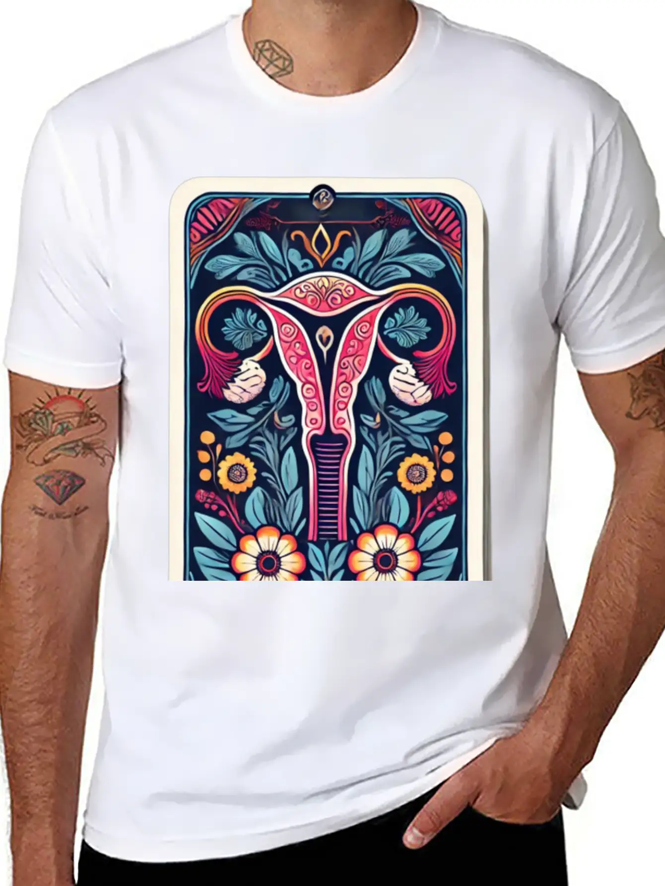 Feminism Tarot Card Feminist Symbols Classic Cotton Tee – Unisex Comfort For Any Season