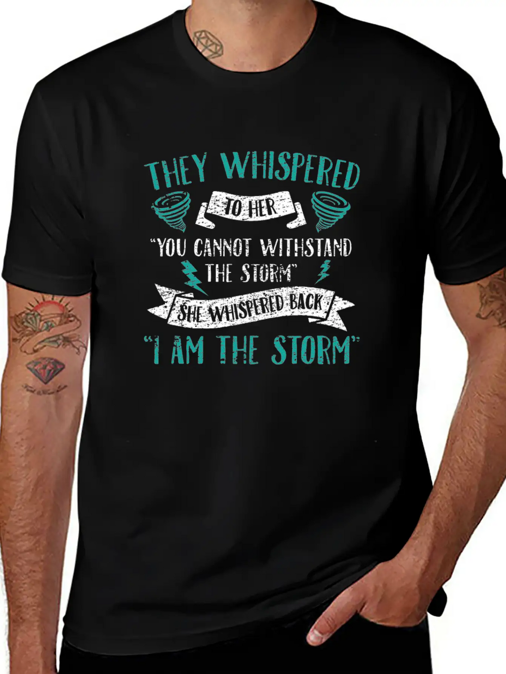 Feminist: I Am The Storm Breathable Graphic T-Shirt – Perfect For Casual Days