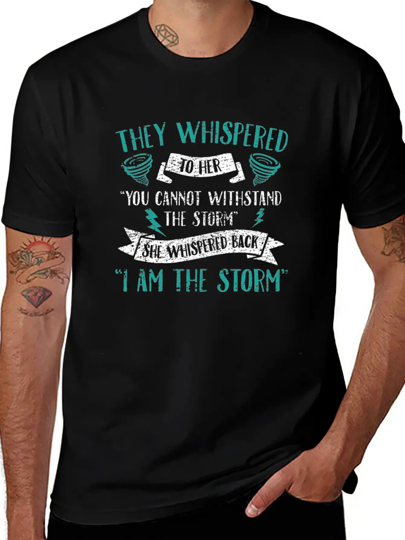 Feminist: I Am The Storm Breathable Graphic T-Shirt – Perfect For Casual Days