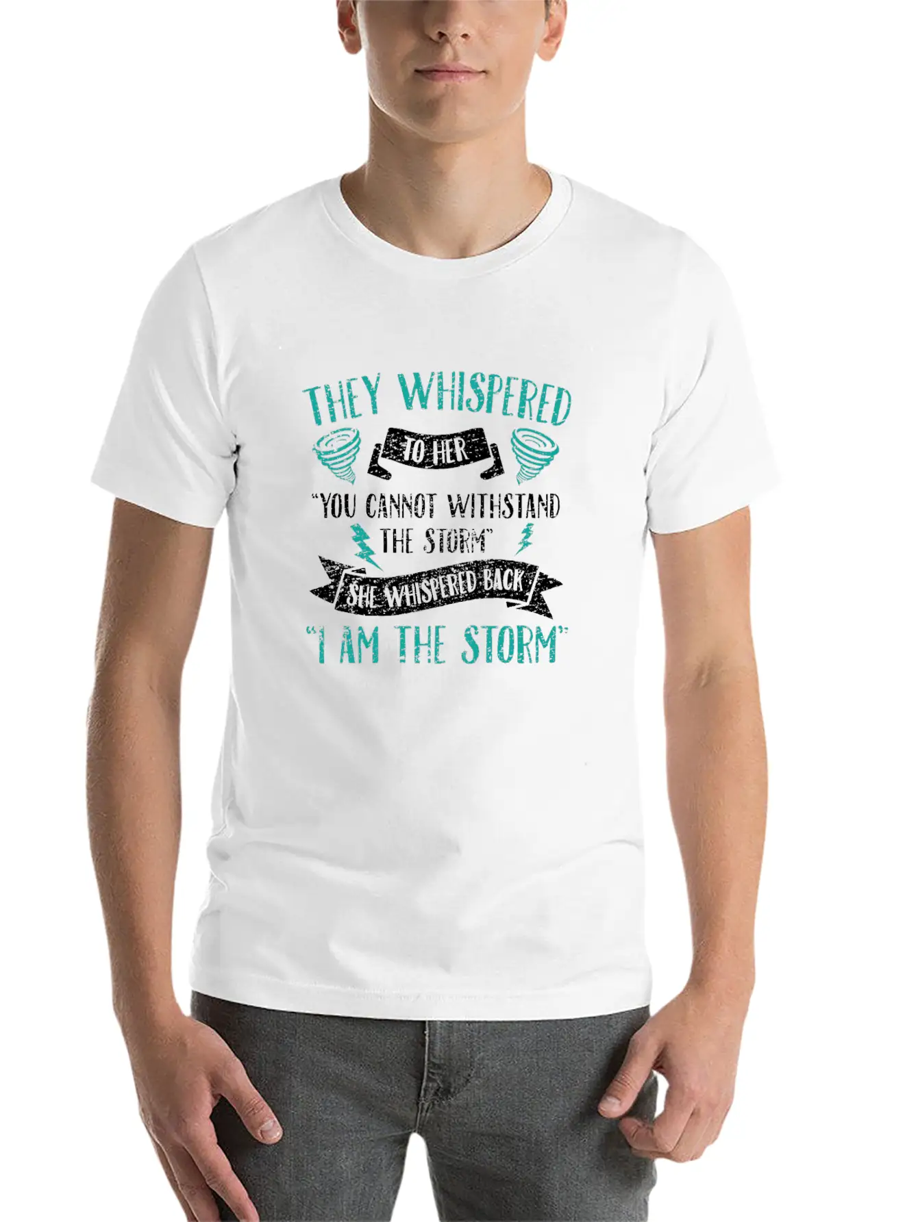 Feminist: I Am The Storm Breathable Graphic T-Shirt – Perfect For Casual Days