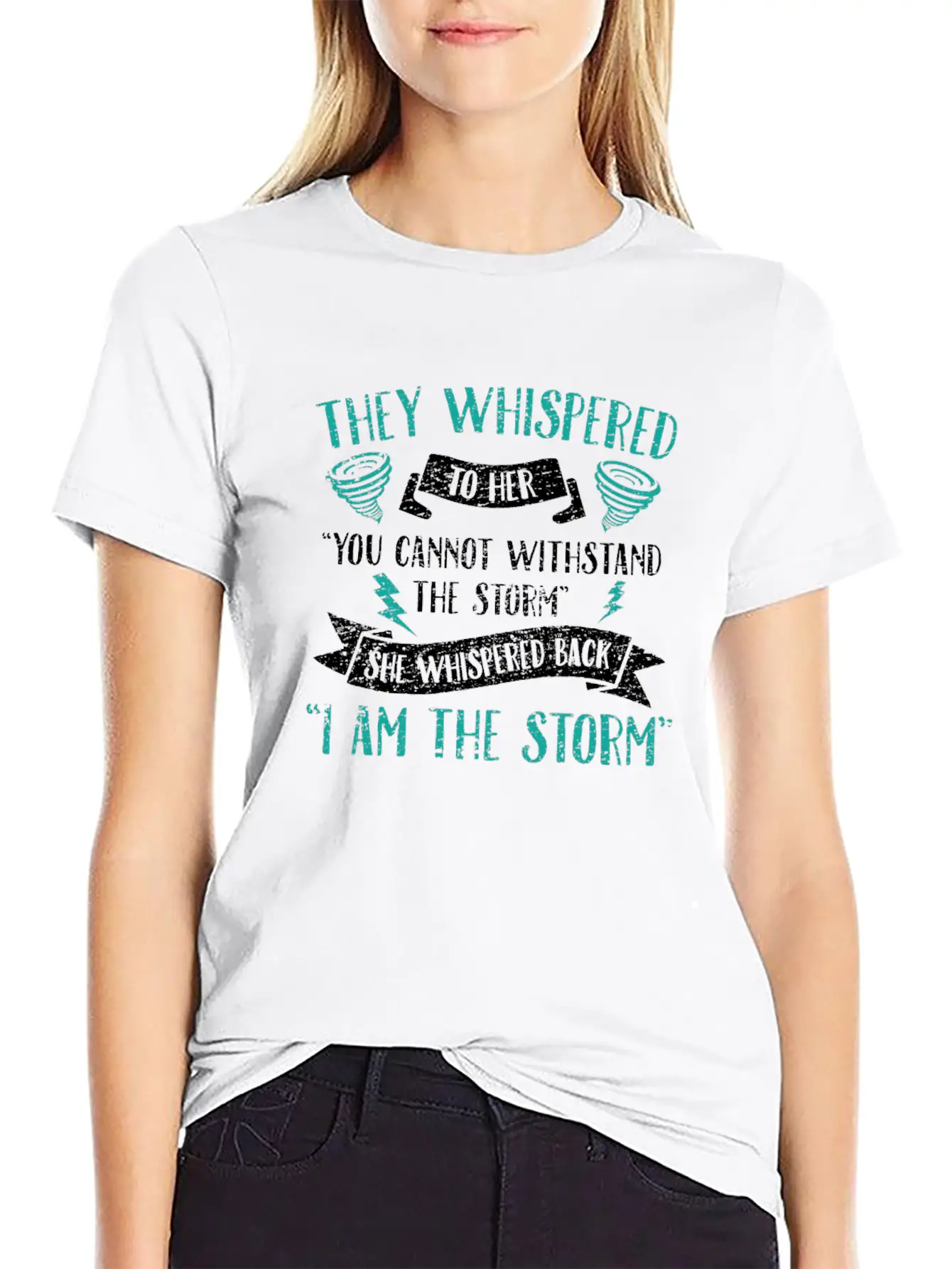 Feminist: I Am The Storm Breathable Graphic T-Shirt – Perfect For Casual Days