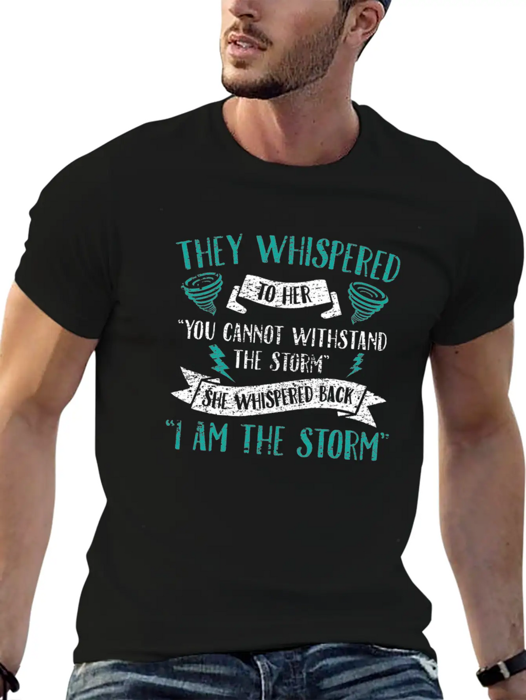 Feminist: I Am The Storm Breathable Graphic T-Shirt – Perfect For Casual Days