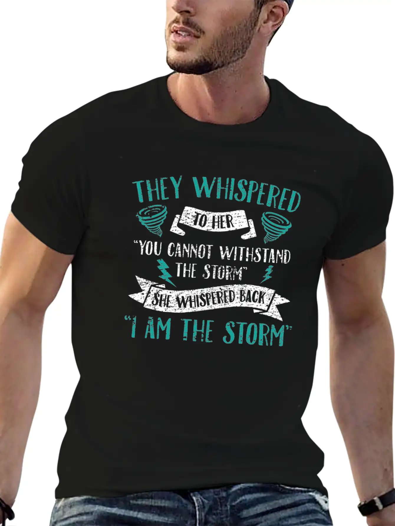 Feminist: I Am The Storm Breathable Graphic T-Shirt – Perfect For Casual Days