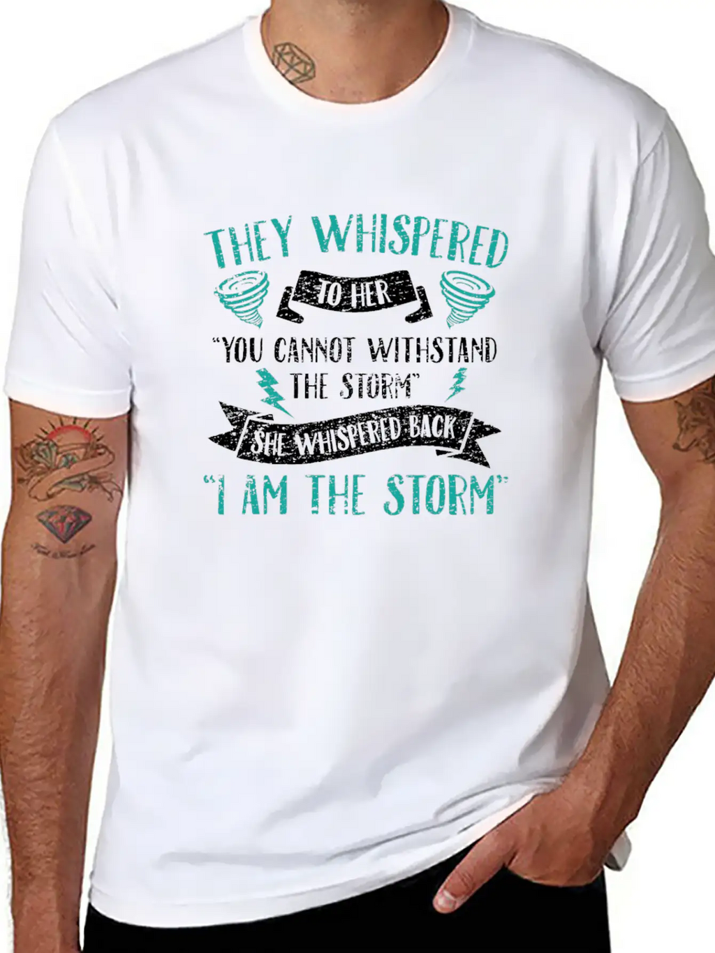 Feminist: I Am The Storm Breathable Graphic T-Shirt – Perfect For Casual Days