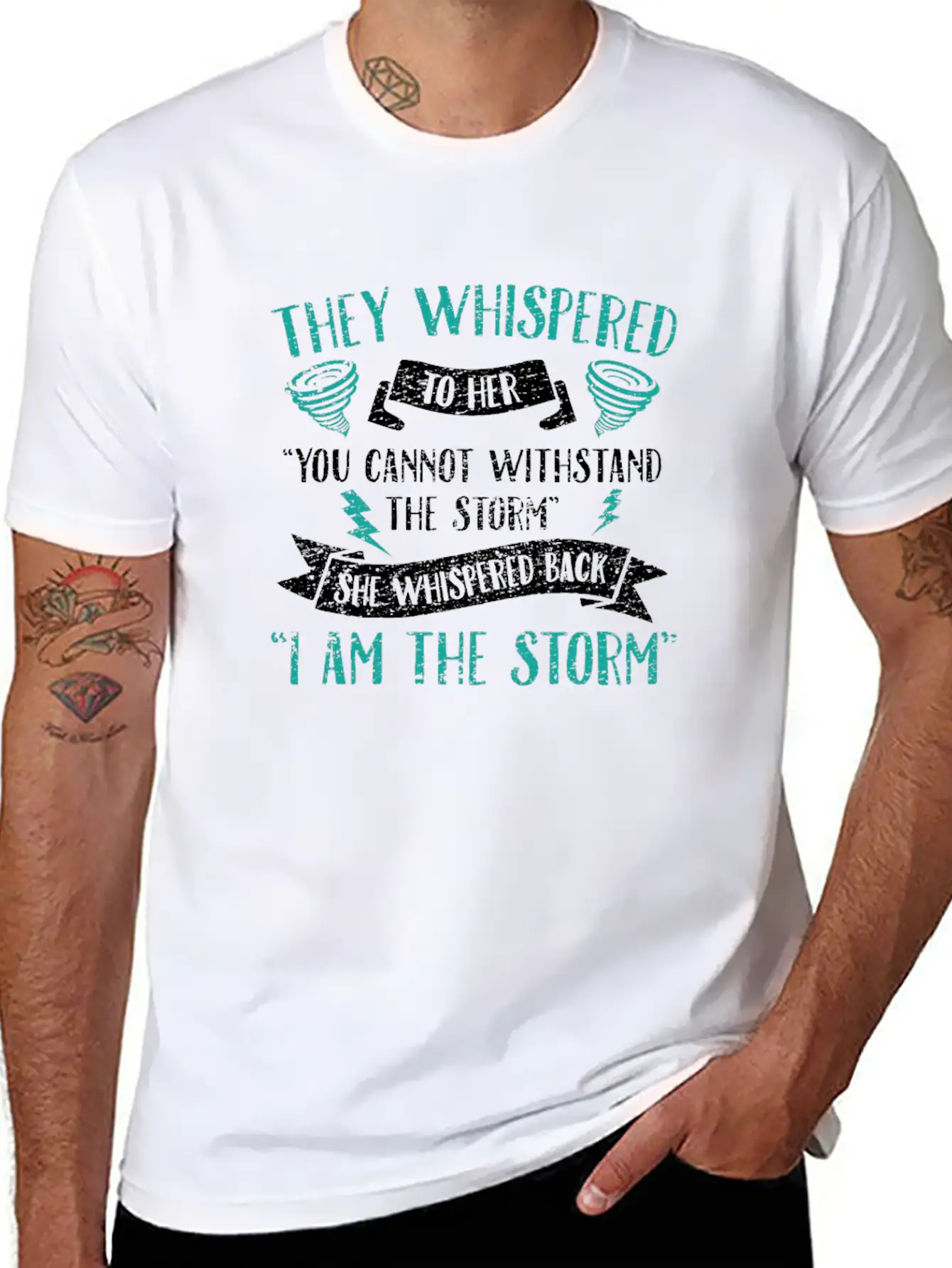 Feminist: I Am The Storm Breathable Graphic T-Shirt – Perfect For Casual Days