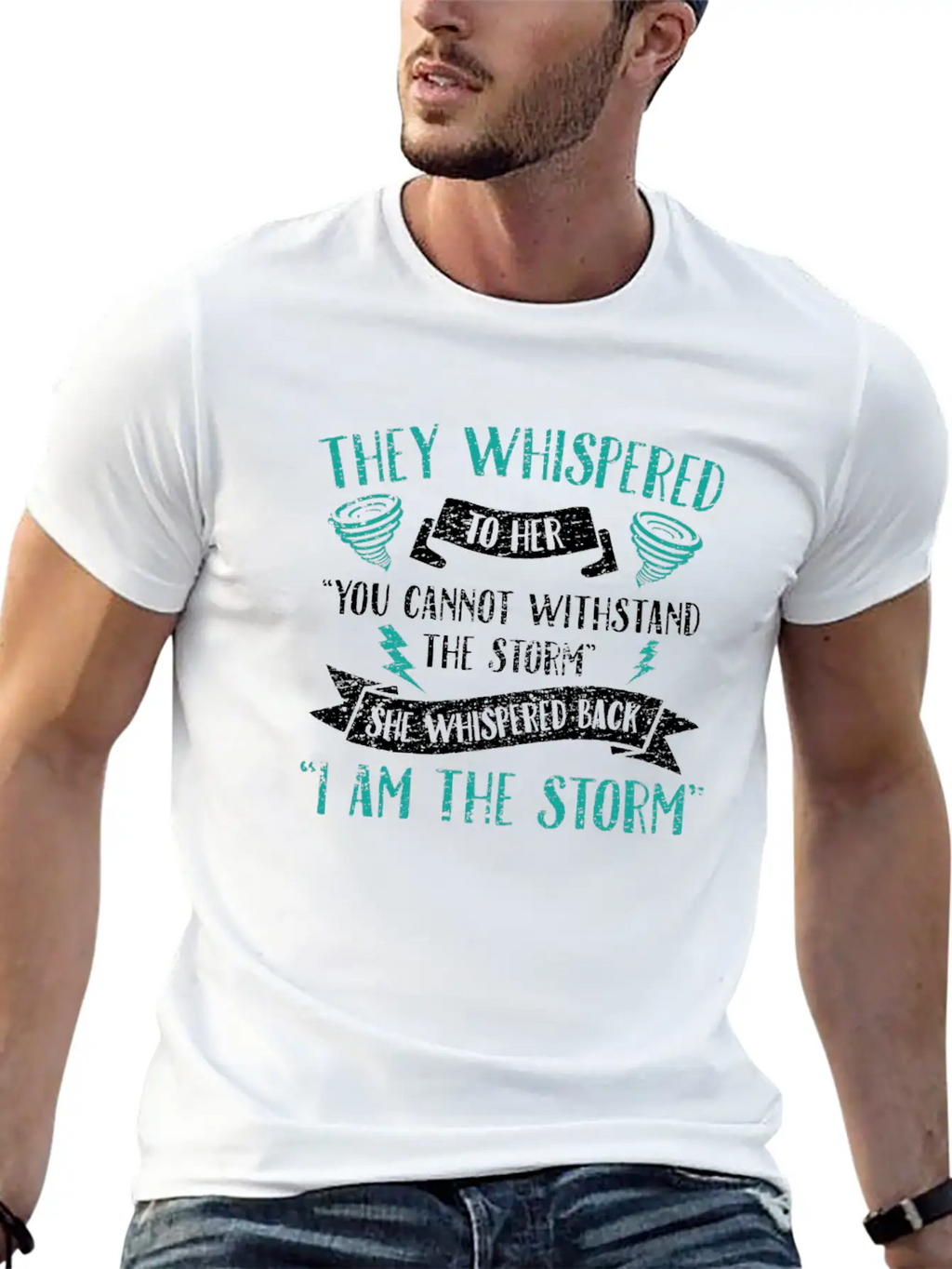 Feminist: I Am The Storm Breathable Graphic T-Shirt – Perfect For Casual Days