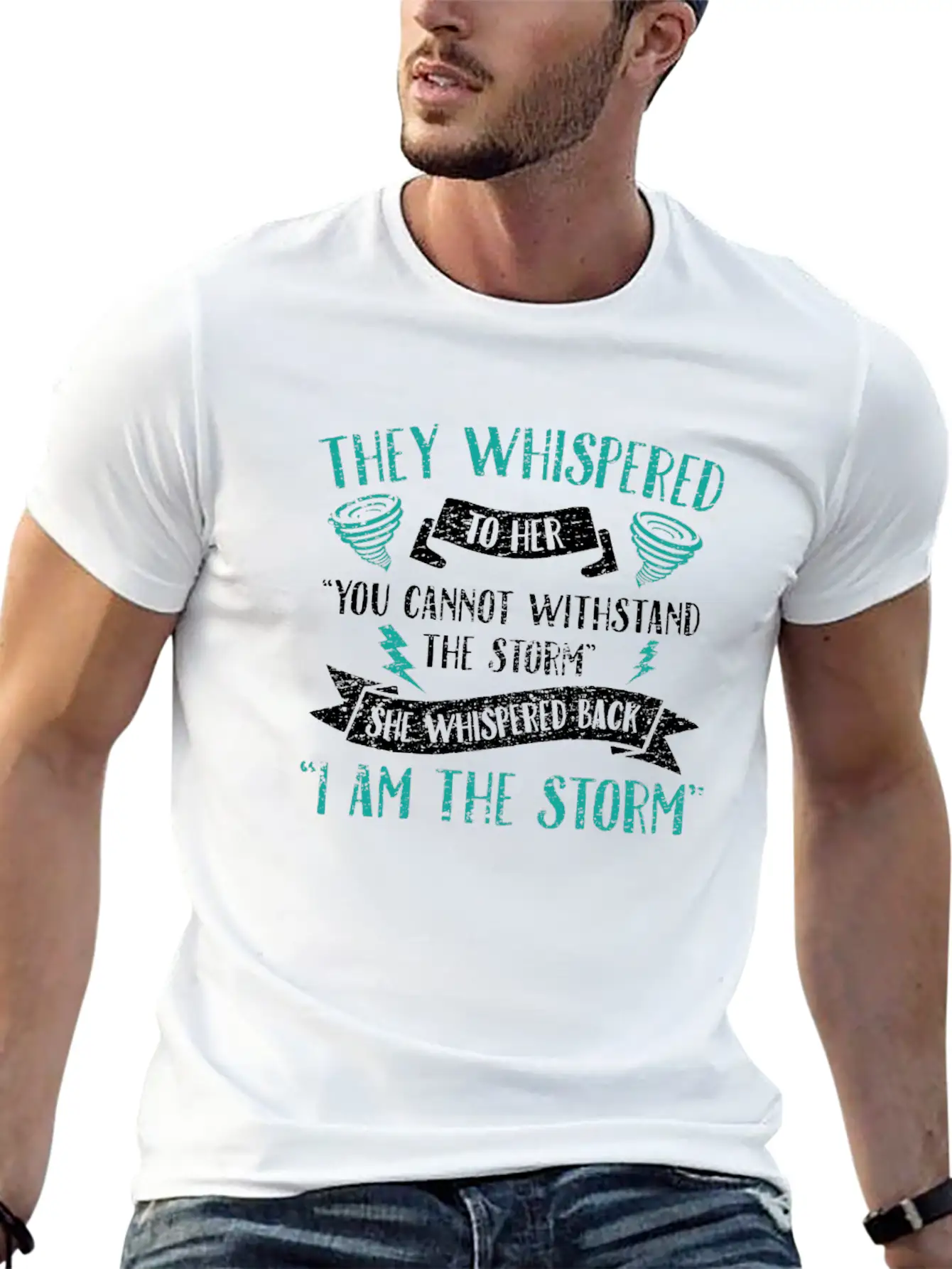 Feminist: I Am The Storm Breathable Graphic T-Shirt – Perfect For Casual Days
