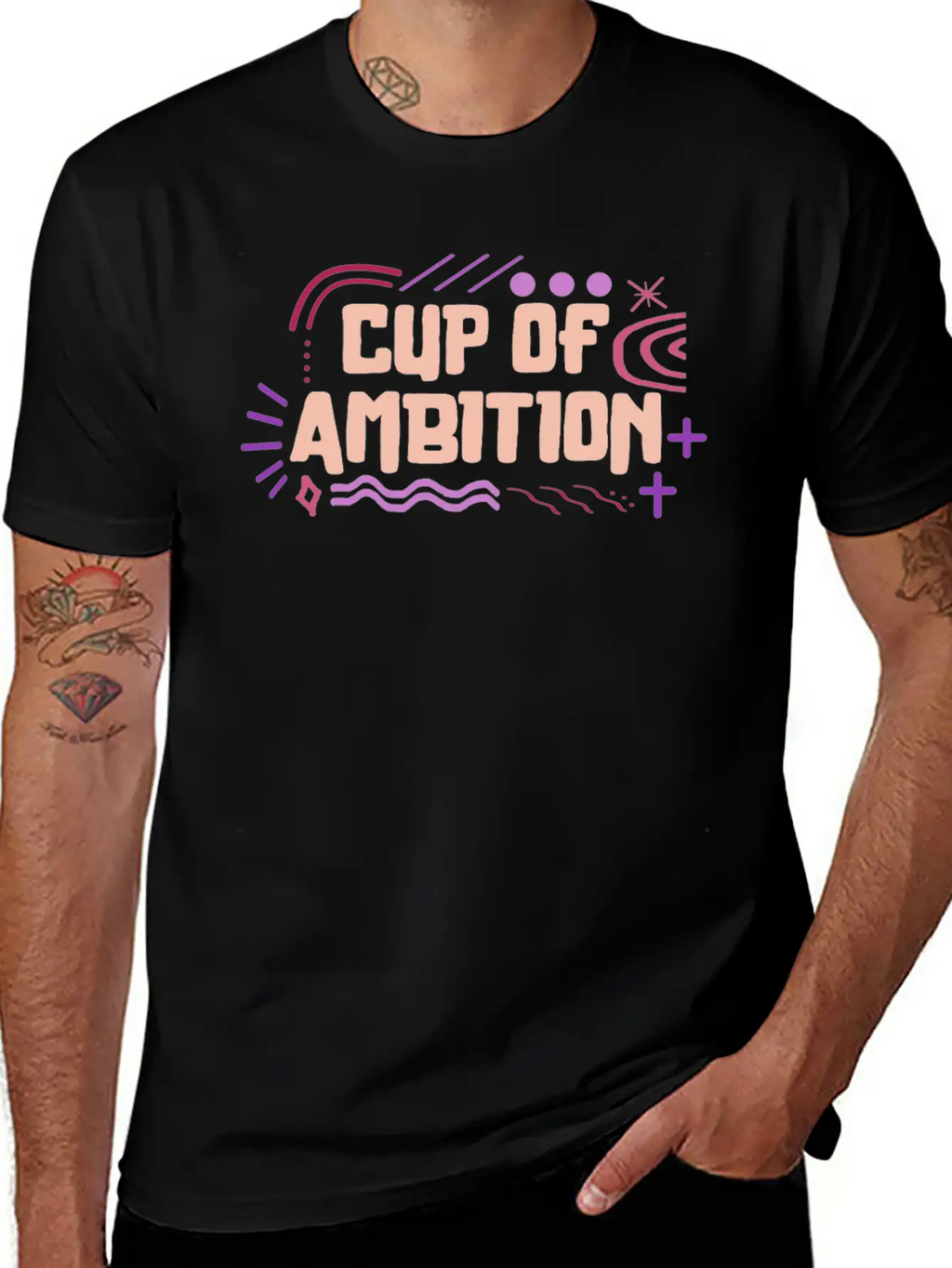 Feminist Mug, Cup Of Ambition Women Empowerment Classic Cotton Tee – Unisex Comfort For Any Season